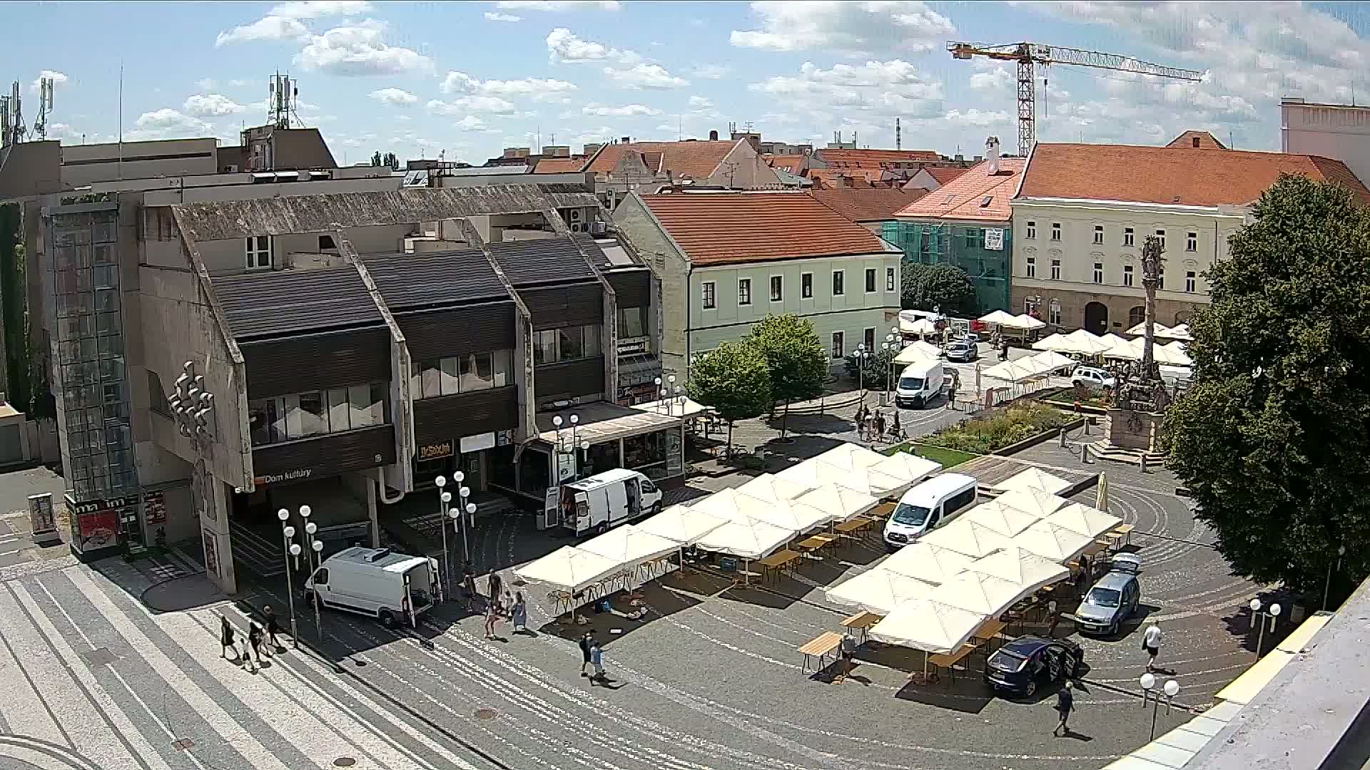 Trnava, Trojičné námestie (Trinity Square) Live Cam - Trnava, Okres Trnava, Slovakia