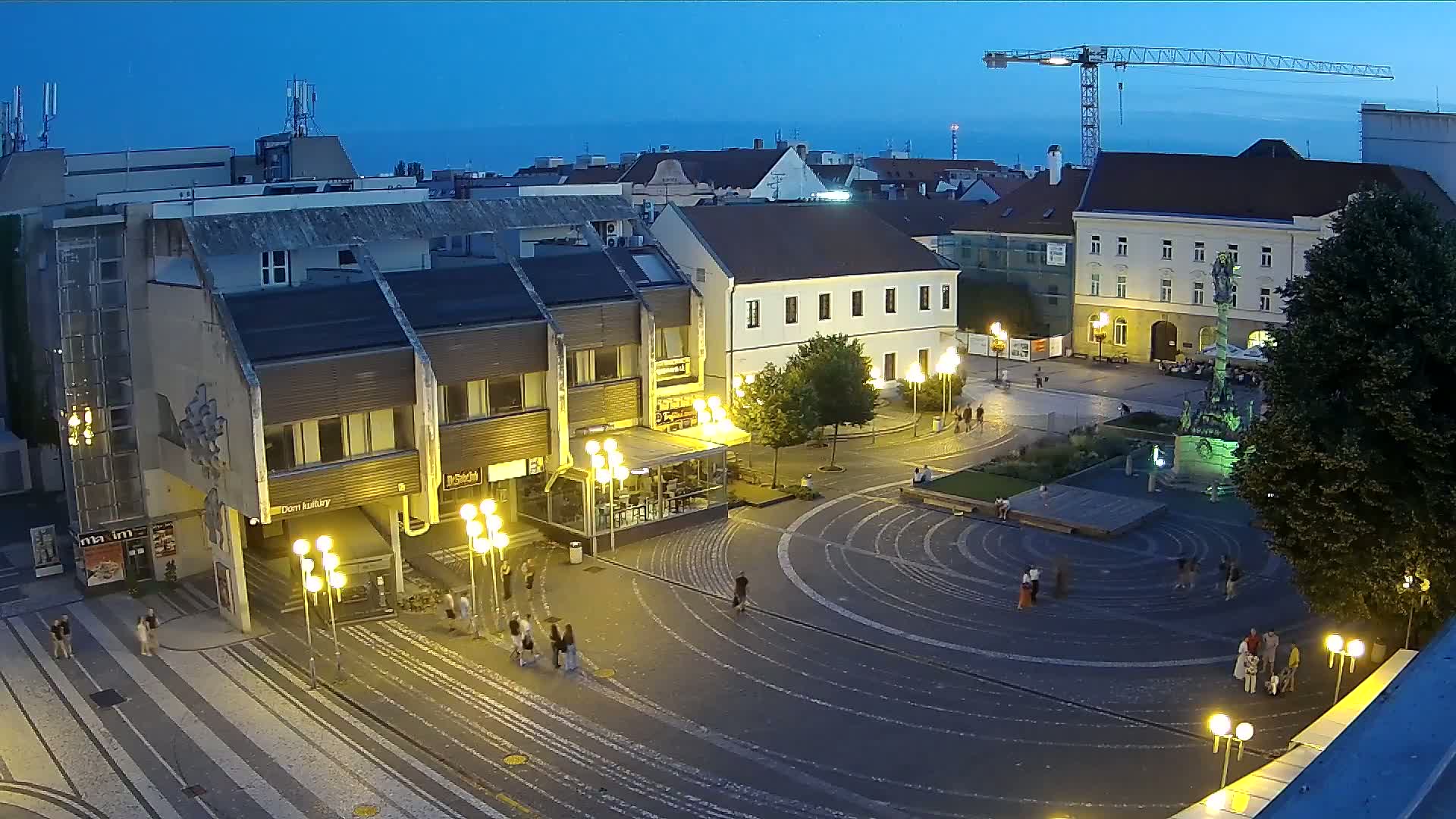 Trnava, Trojičné námestie (Trinity Square) Live Cam - Trnava, Okres Trnava, Slovakia