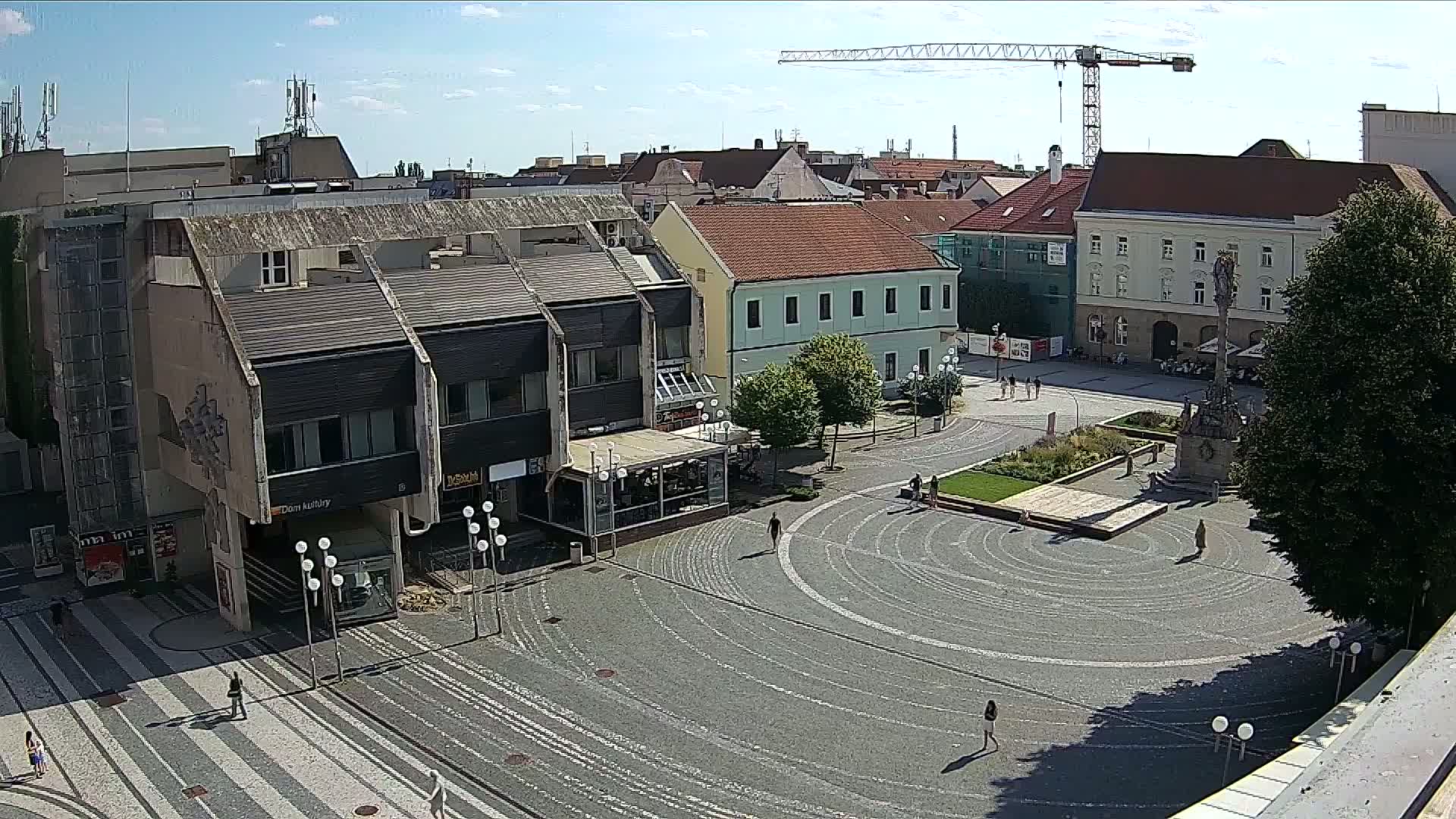 Trnava, Trojičné námestie (Trinity Square) Live Cam - Trnava, Okres Trnava, Slovakia
