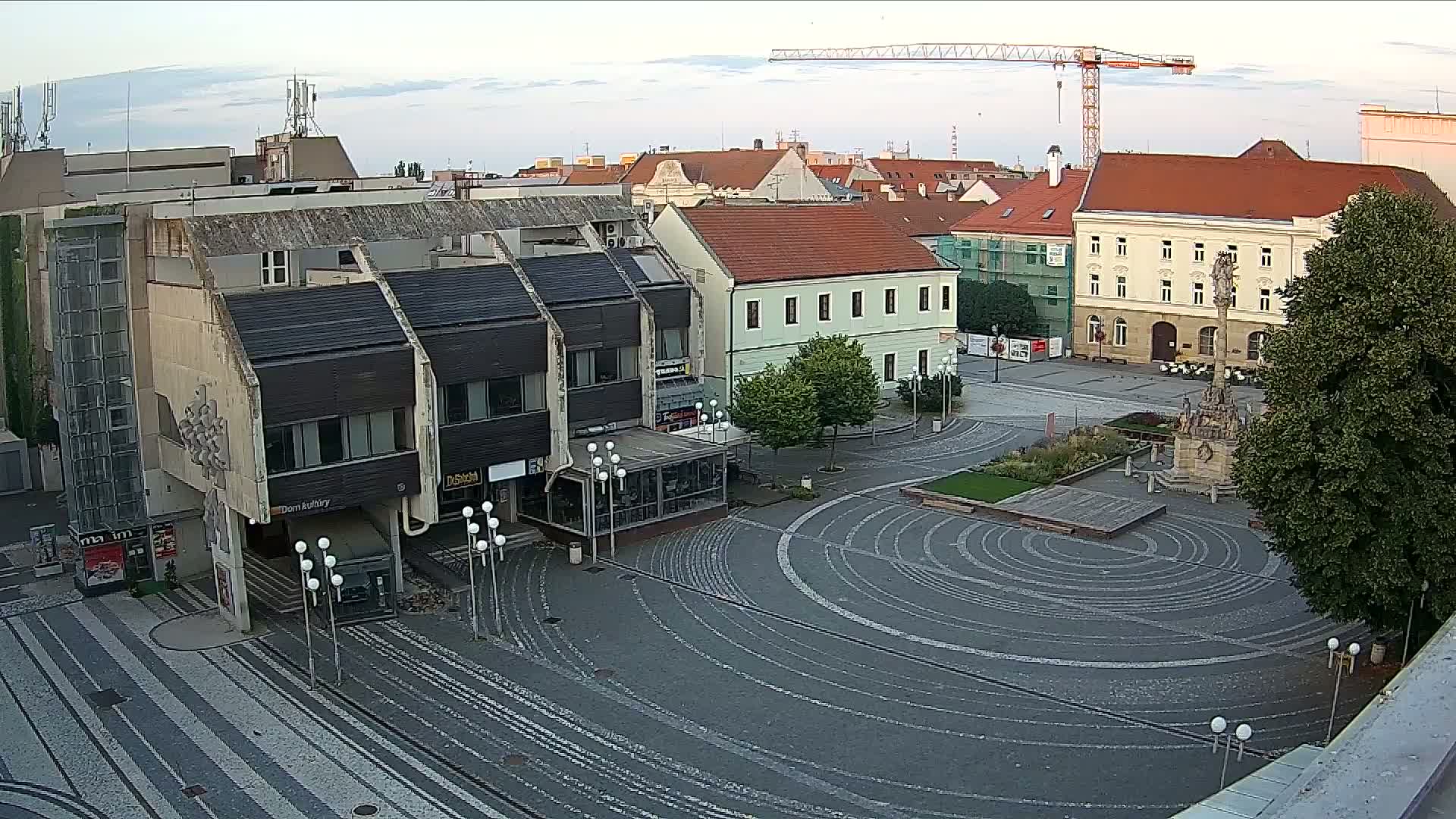 Trnava, Trojičné námestie (Trinity Square) Live Cam - Trnava, Okres Trnava, Slovakia