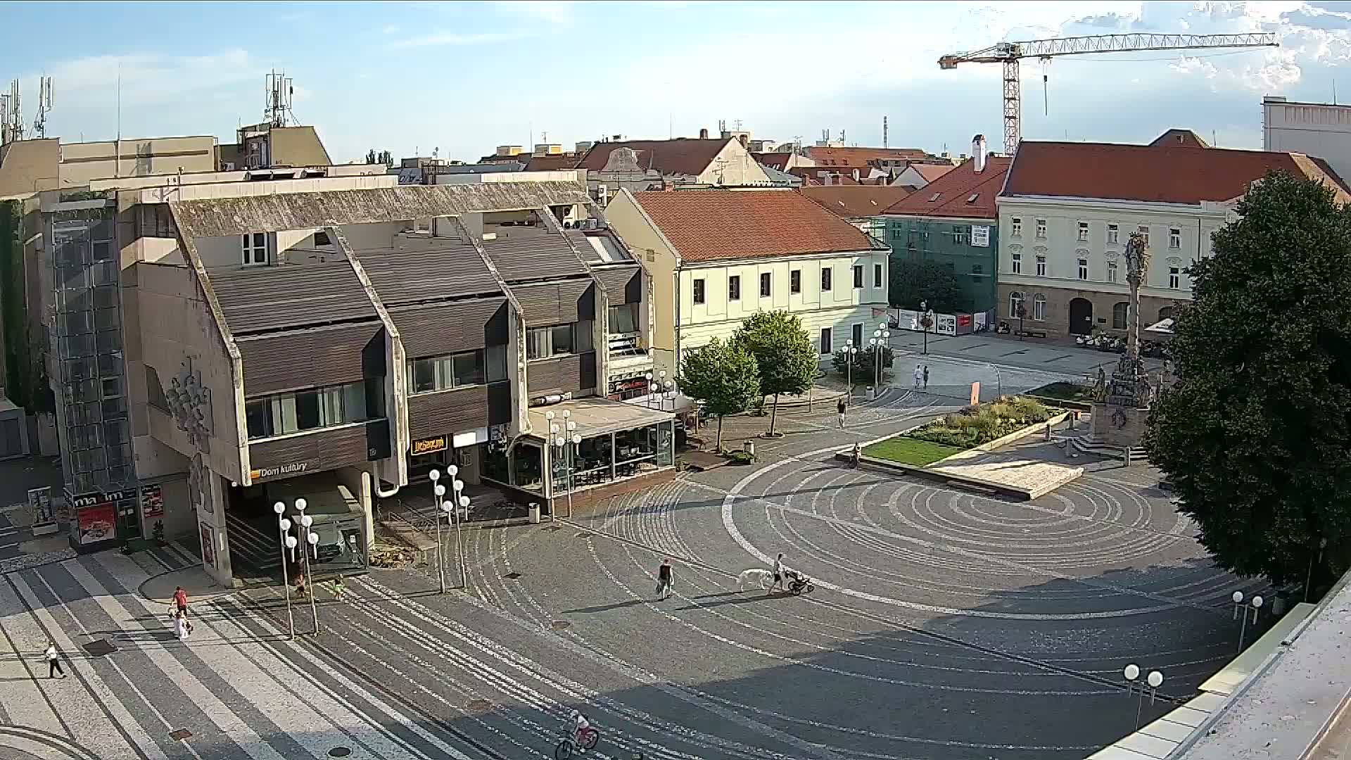 Trnava, Trojičné námestie (Trinity Square) Live Cam - Trnava, Okres Trnava, Slovakia