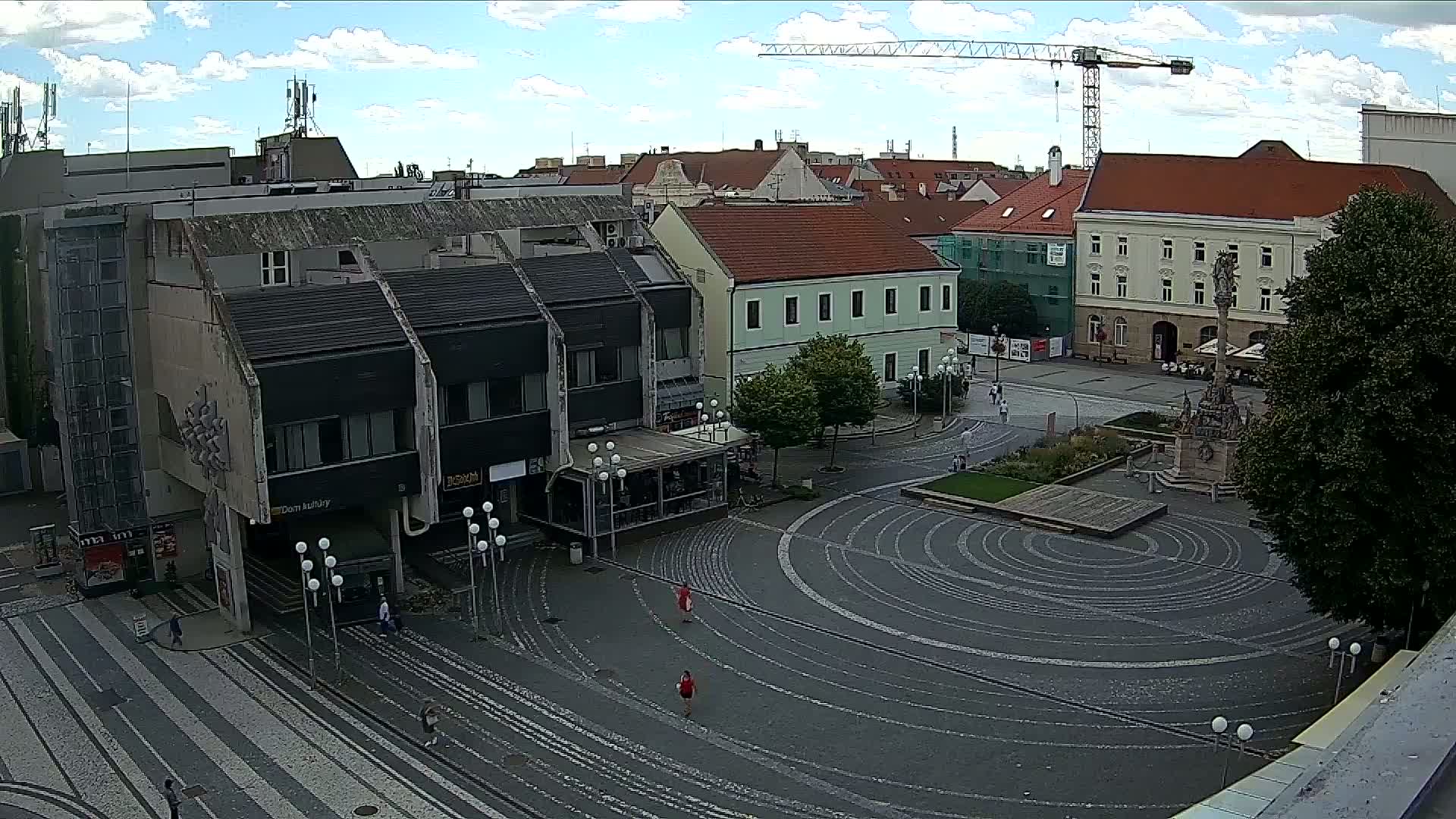 Trnava, Trojičné námestie (Trinity Square) Live Cam - Trnava, Okres Trnava, Slovakia