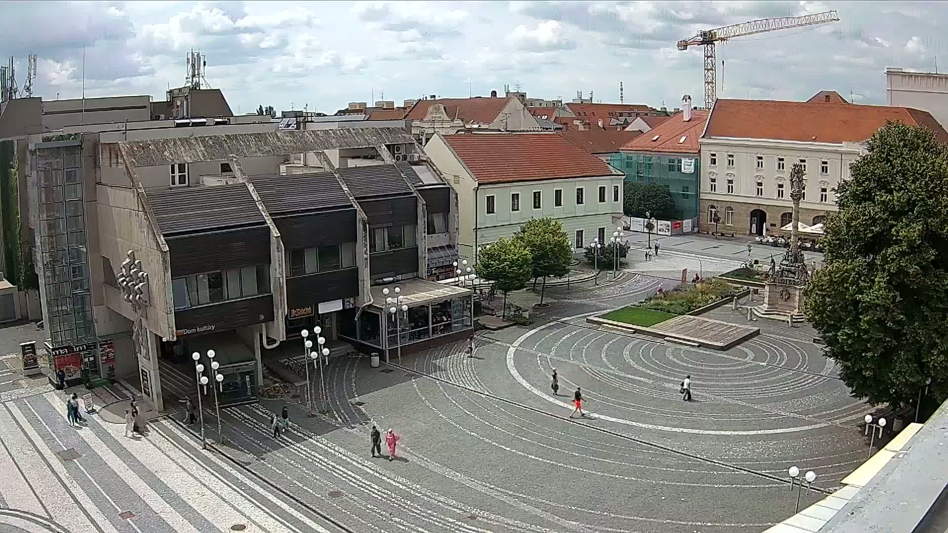 Trnava, Trojičné námestie (Trinity Square) Live Cam - Trnava, Okres Trnava, Slovakia