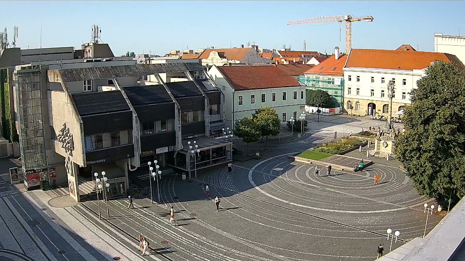 Trnava, Trojičné námestie (Trinity Square) Live Cam - Trnava, Okres Trnava, Slovakia