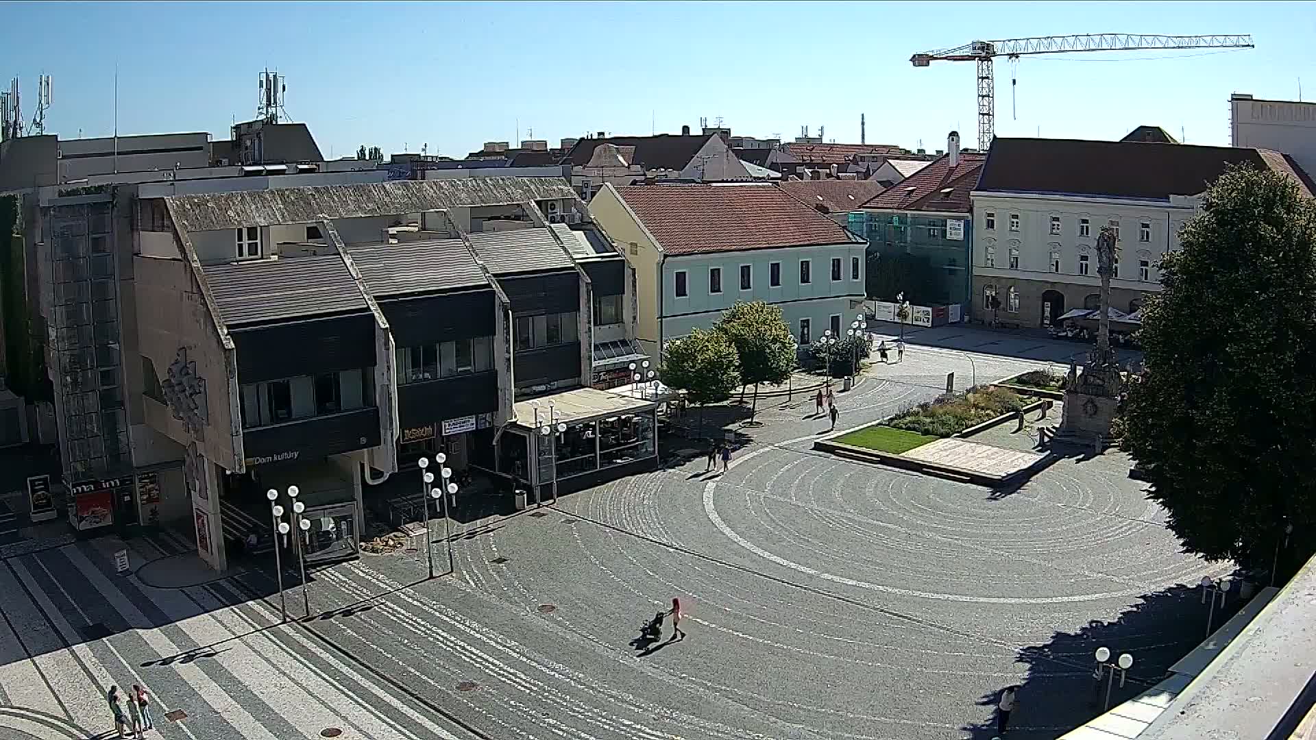Trnava, Trojičné námestie (Trinity Square) Live Cam - Trnava, Okres Trnava, Slovakia