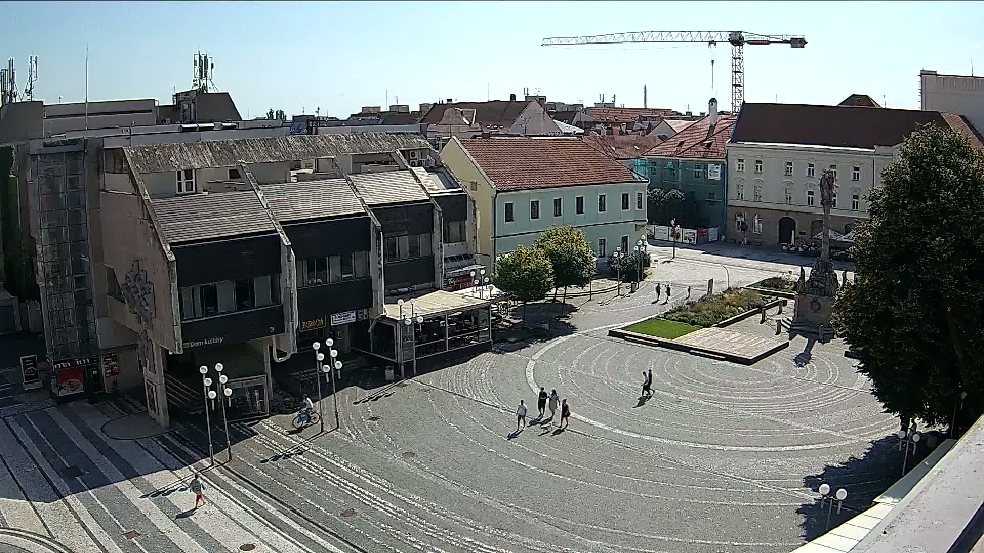 Trnava, Trojičné námestie (Trinity Square) Live Cam - Trnava, Okres Trnava, Slovakia
