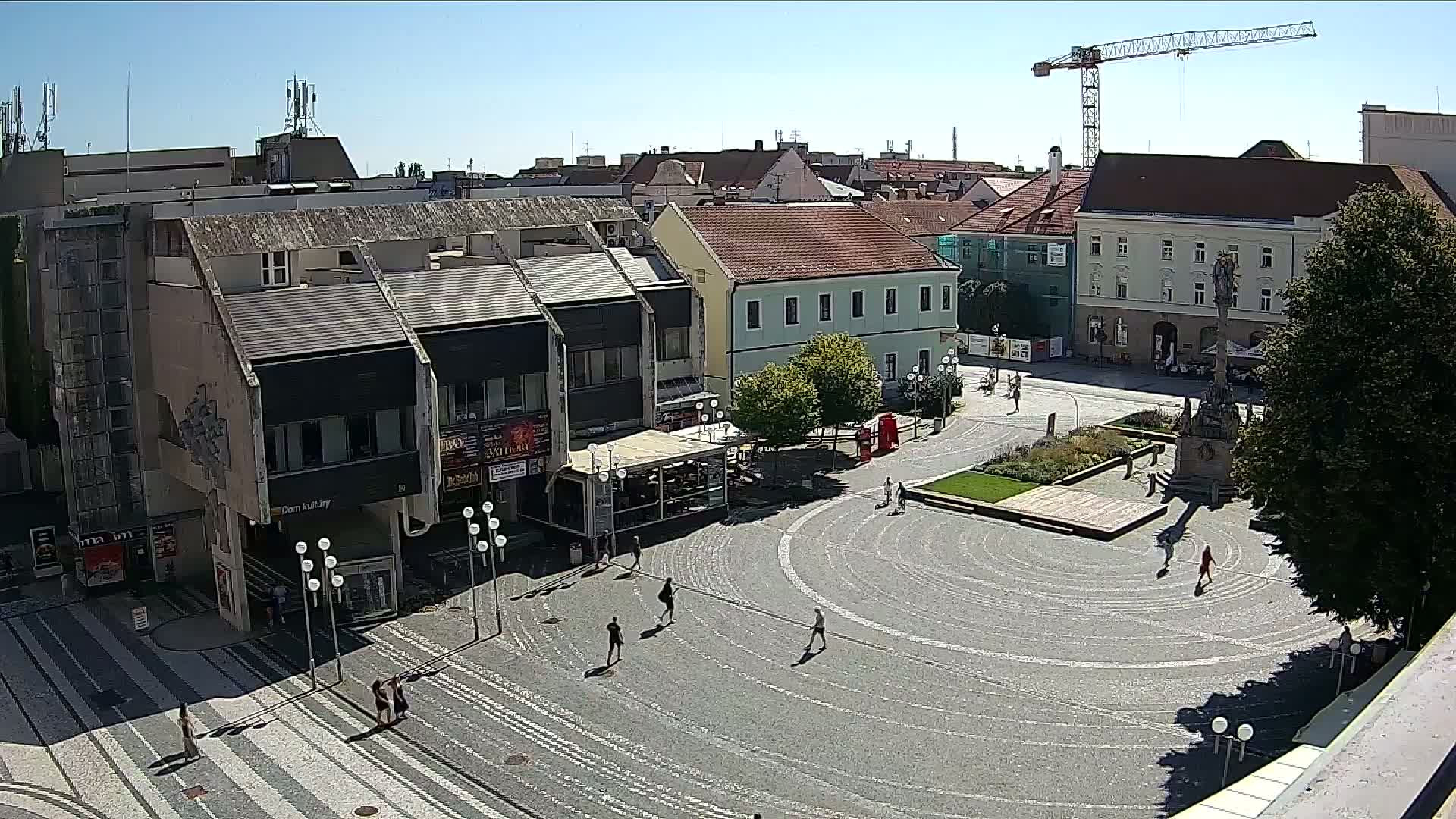 Trnava, Trojičné námestie (Trinity Square) Live Cam - Trnava, Okres Trnava, Slovakia