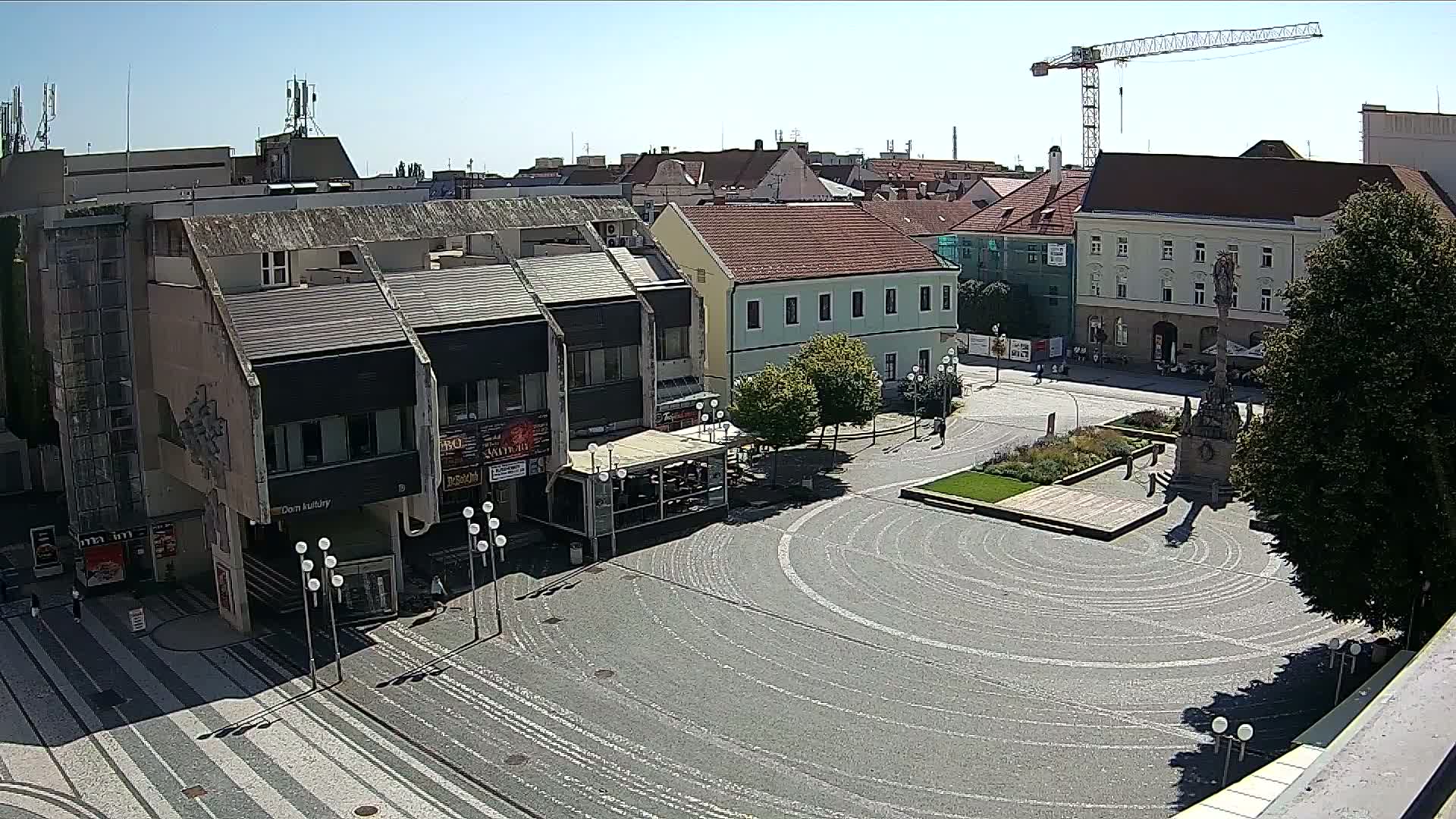 Trnava, Trojičné námestie (Trinity Square) Live Cam - Trnava, Okres Trnava, Slovakia