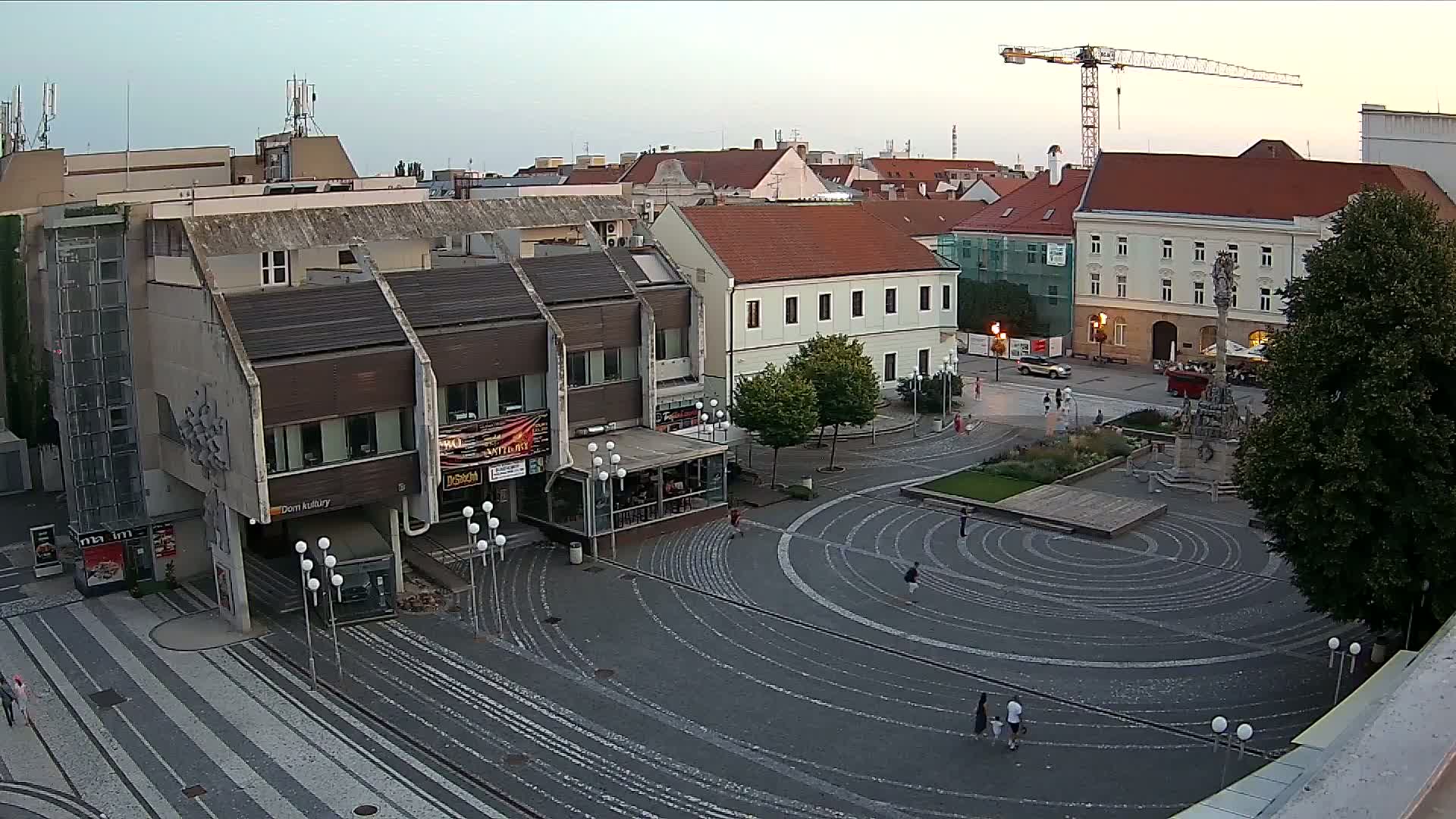 Trnava, Trojičné námestie (Trinity Square) Live Cam - Trnava, Okres Trnava, Slovakia