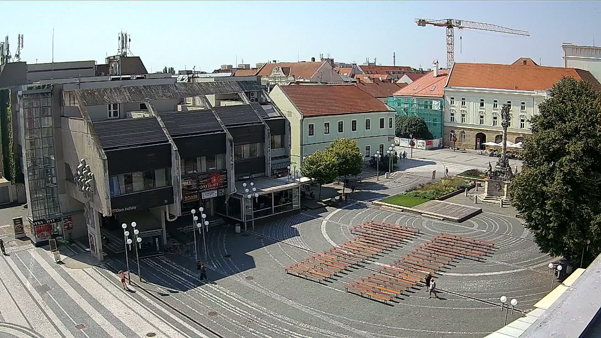 Trnava, Trojičné námestie (Trinity Square) Live Cam - Trnava, Okres Trnava, Slovakia