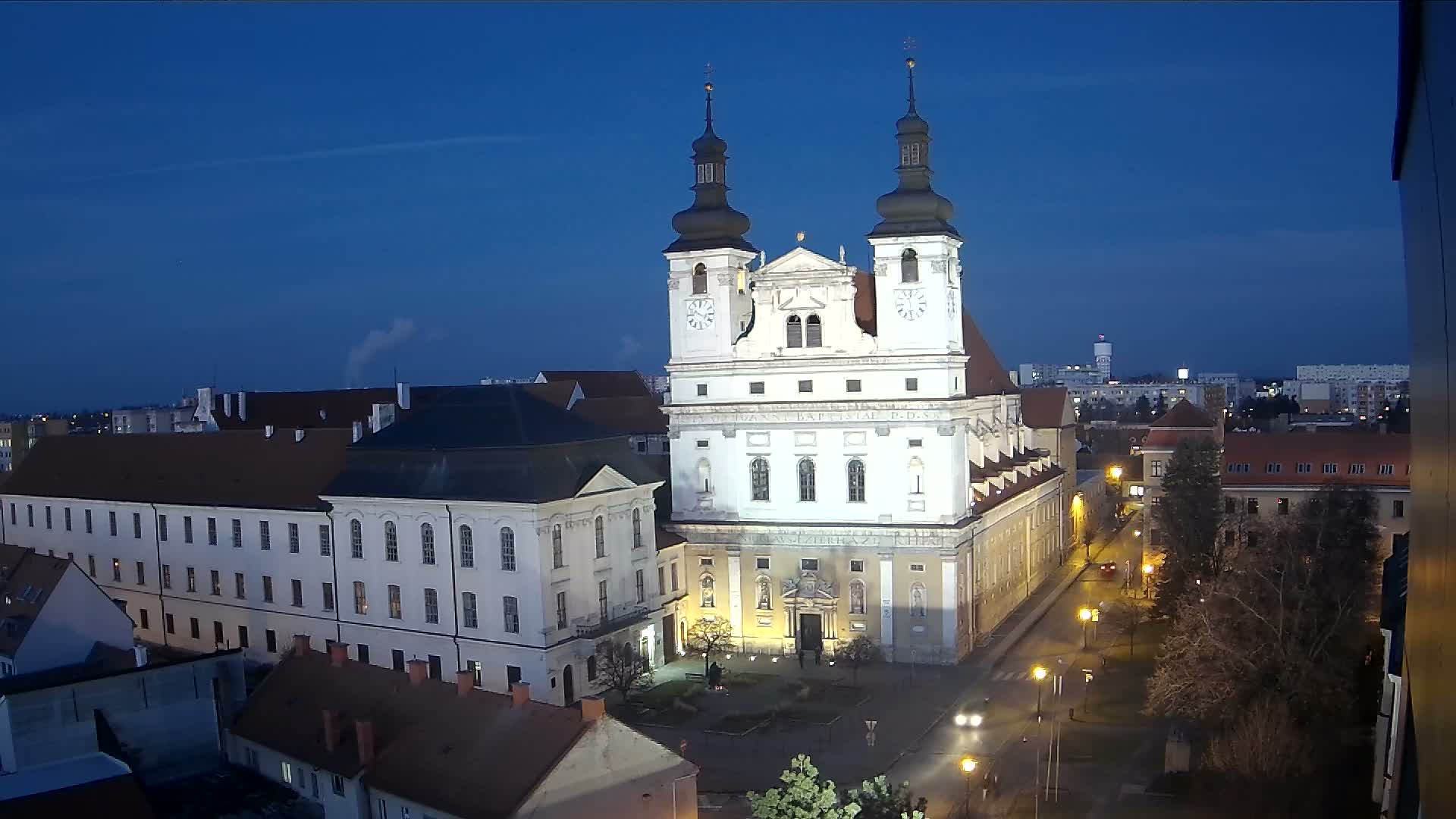 Trnava, Trojičné námestie (Trinity Square) Live Cam - Trnava, Okres Trnava, Slovakia