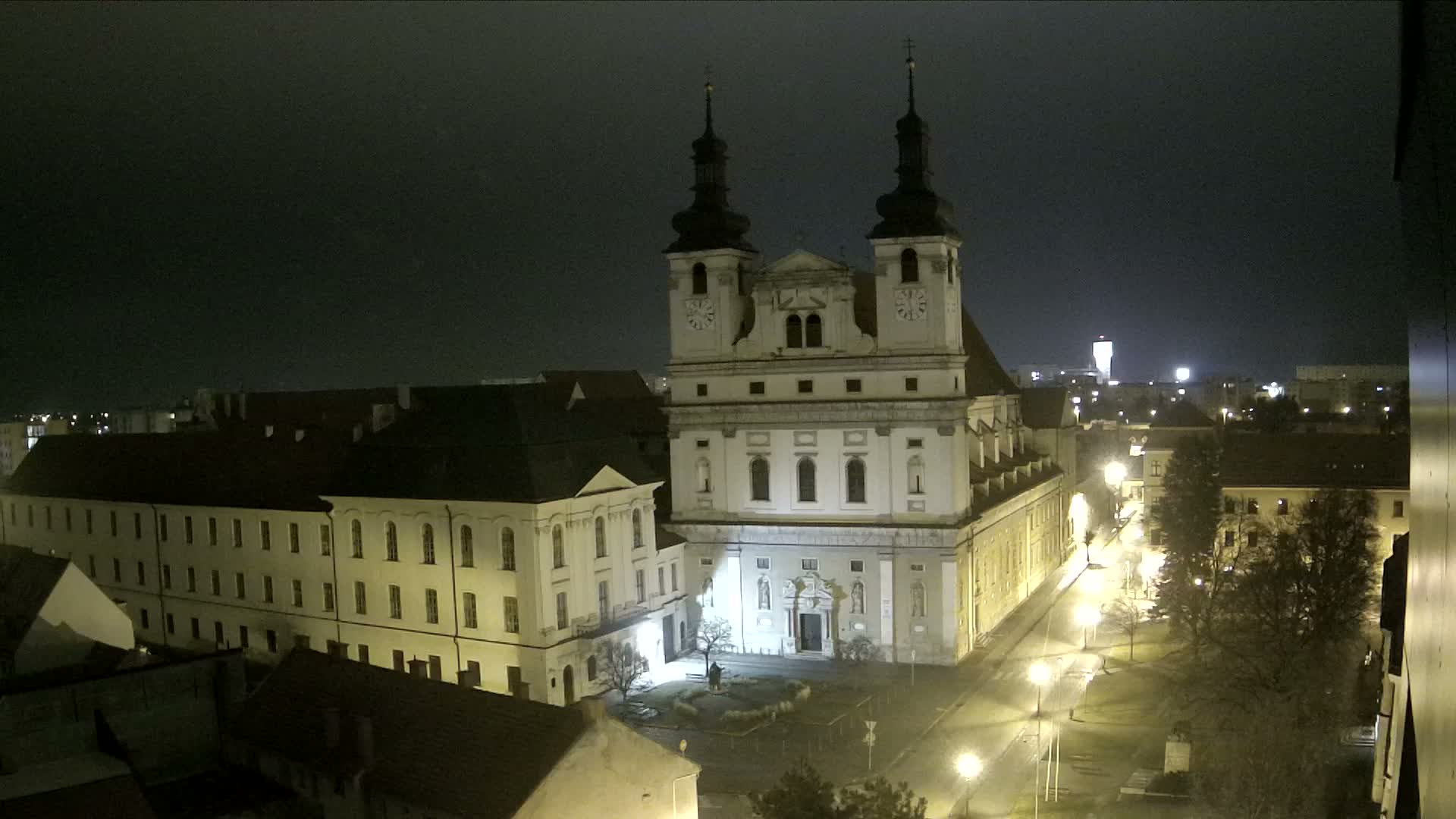 Trnava, Trojičné námestie (Trinity Square) Live Cam - Trnava, Okres Trnava, Slovakia