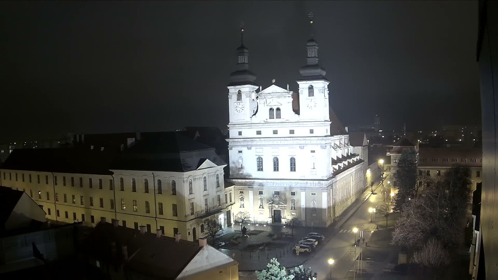 Trnava, Trojičné námestie (Trinity Square) Live Cam - Trnava, Okres Trnava, Slovakia
