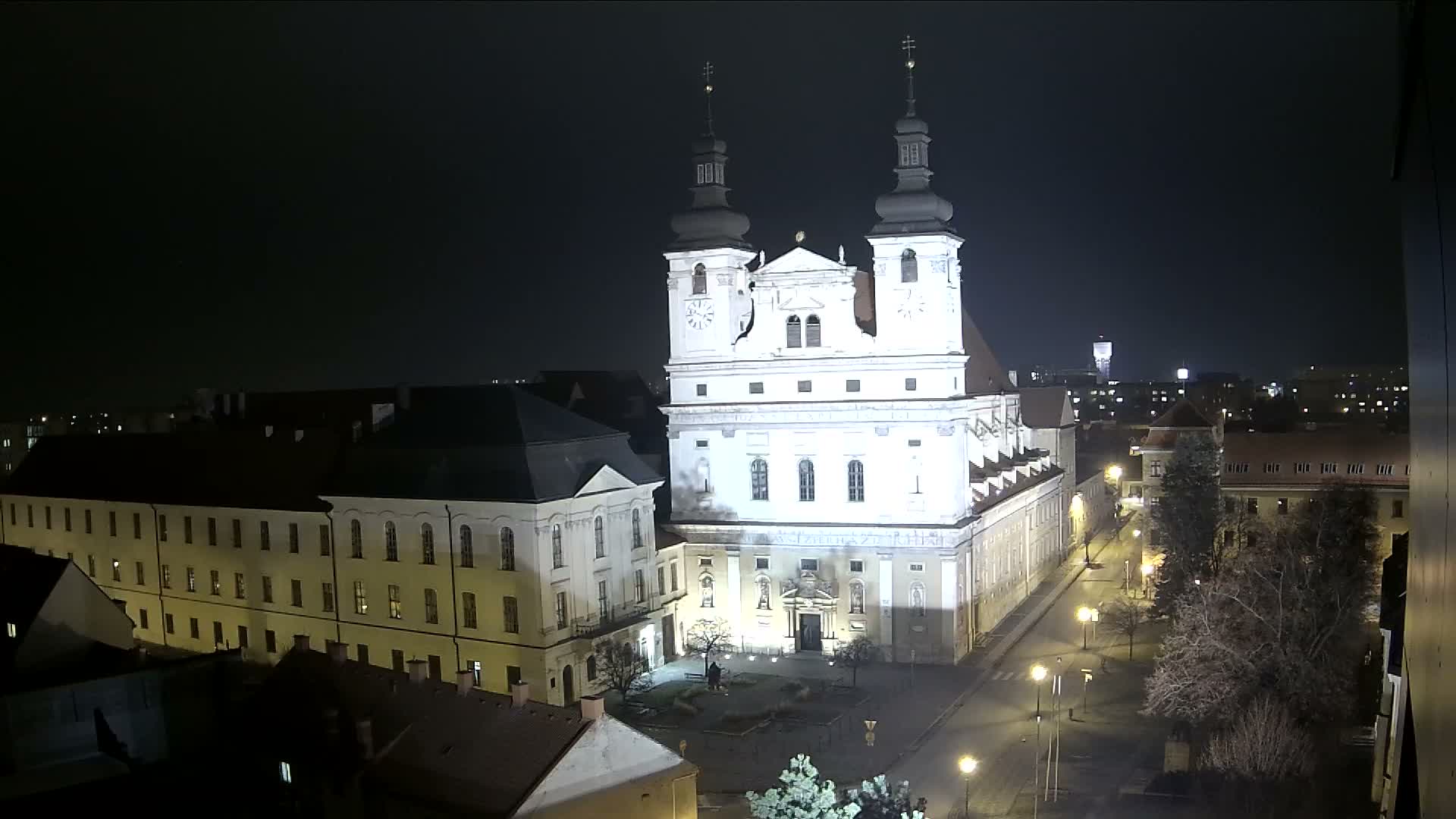 Trnava, Trojičné námestie (Trinity Square) Live Cam - Trnava, Okres Trnava, Slovakia