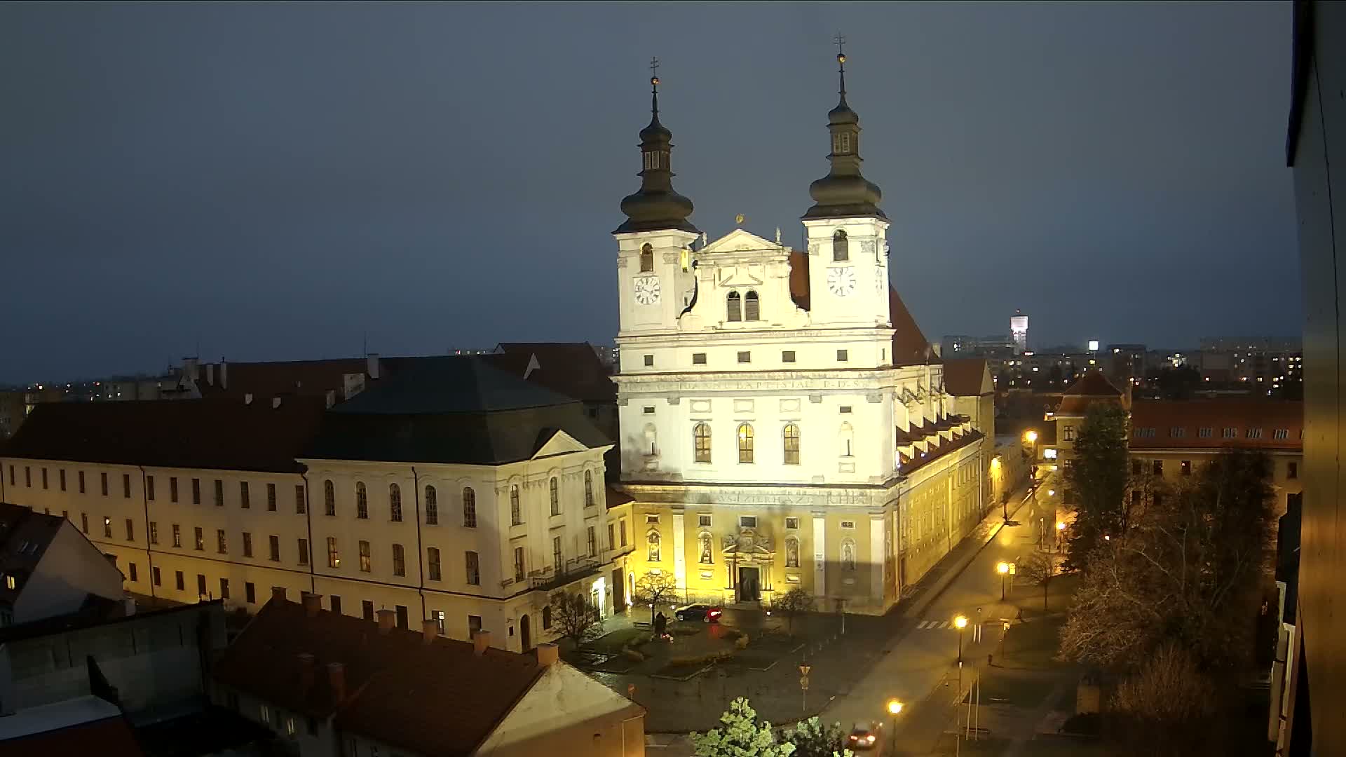 Trnava, Trojičné námestie (Trinity Square) Live Cam - Trnava, Okres Trnava, Slovakia