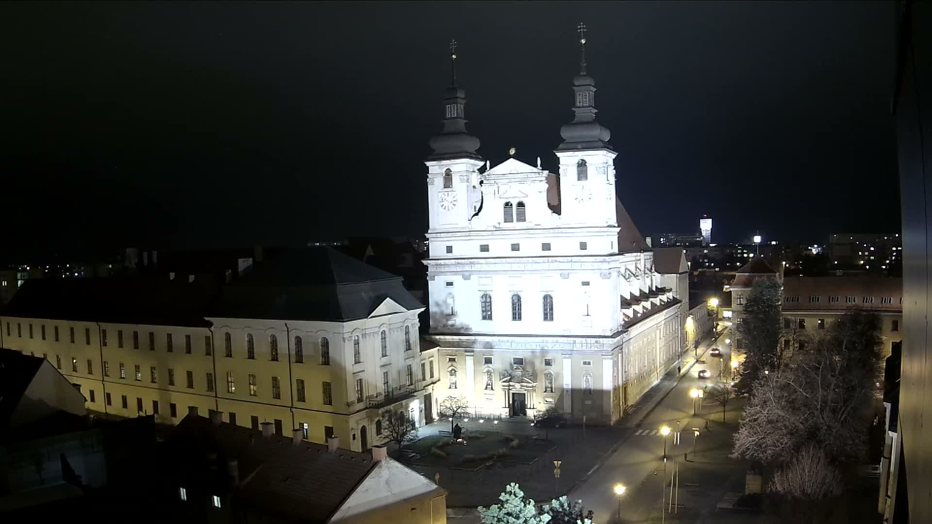 Trnava, Trojičné námestie (Trinity Square) Live Cam - Trnava, Okres Trnava, Slovakia