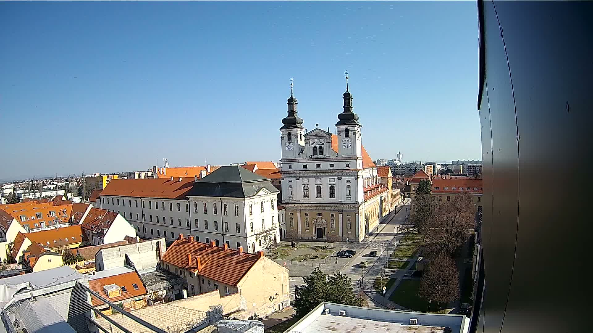 Trnava, Trojičné námestie (Trinity Square) Live Cam - Trnava, Okres Trnava, Slovakia