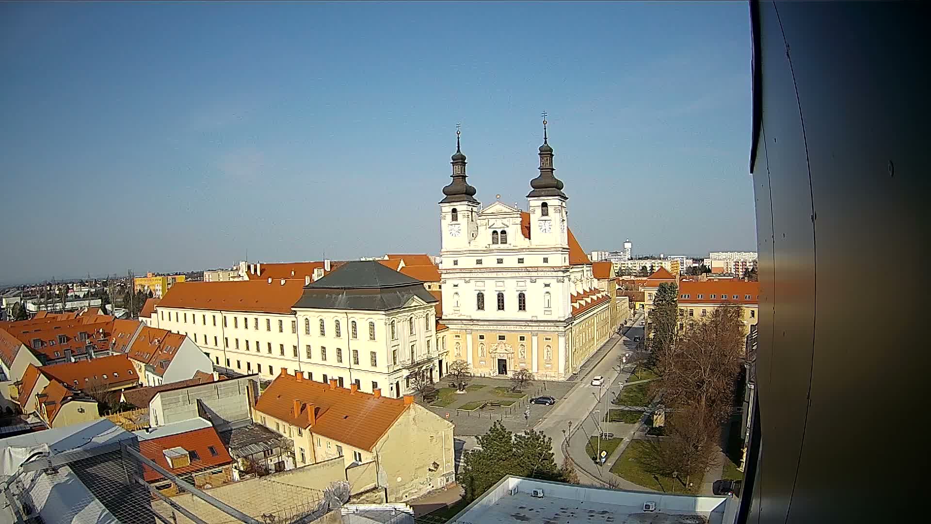 Trnava, Trojičné námestie (Trinity Square) Live Cam - Trnava, Okres Trnava, Slovakia