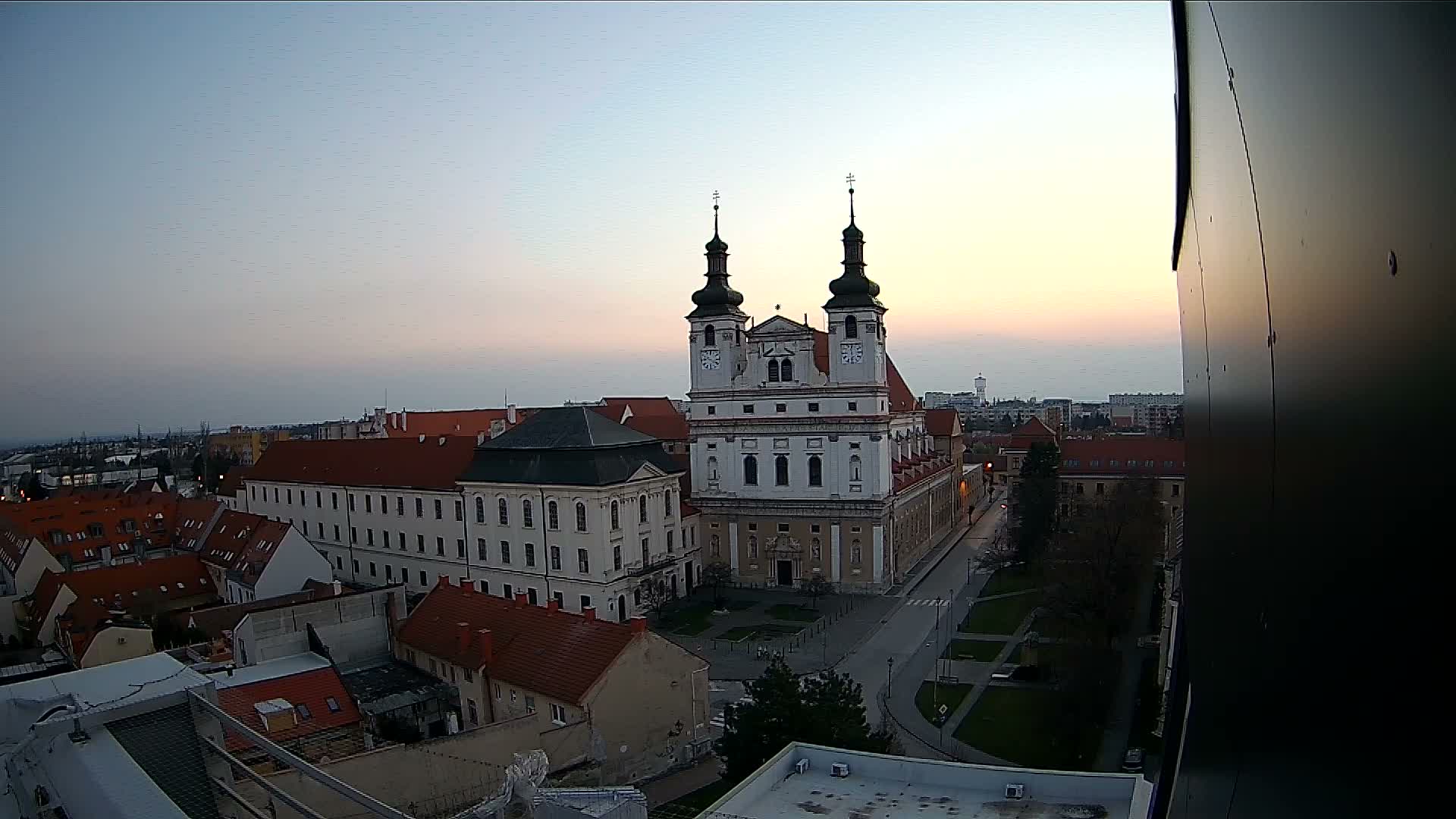 Trnava, Trojičné námestie (Trinity Square) Live Cam - Trnava, Okres Trnava, Slovakia
