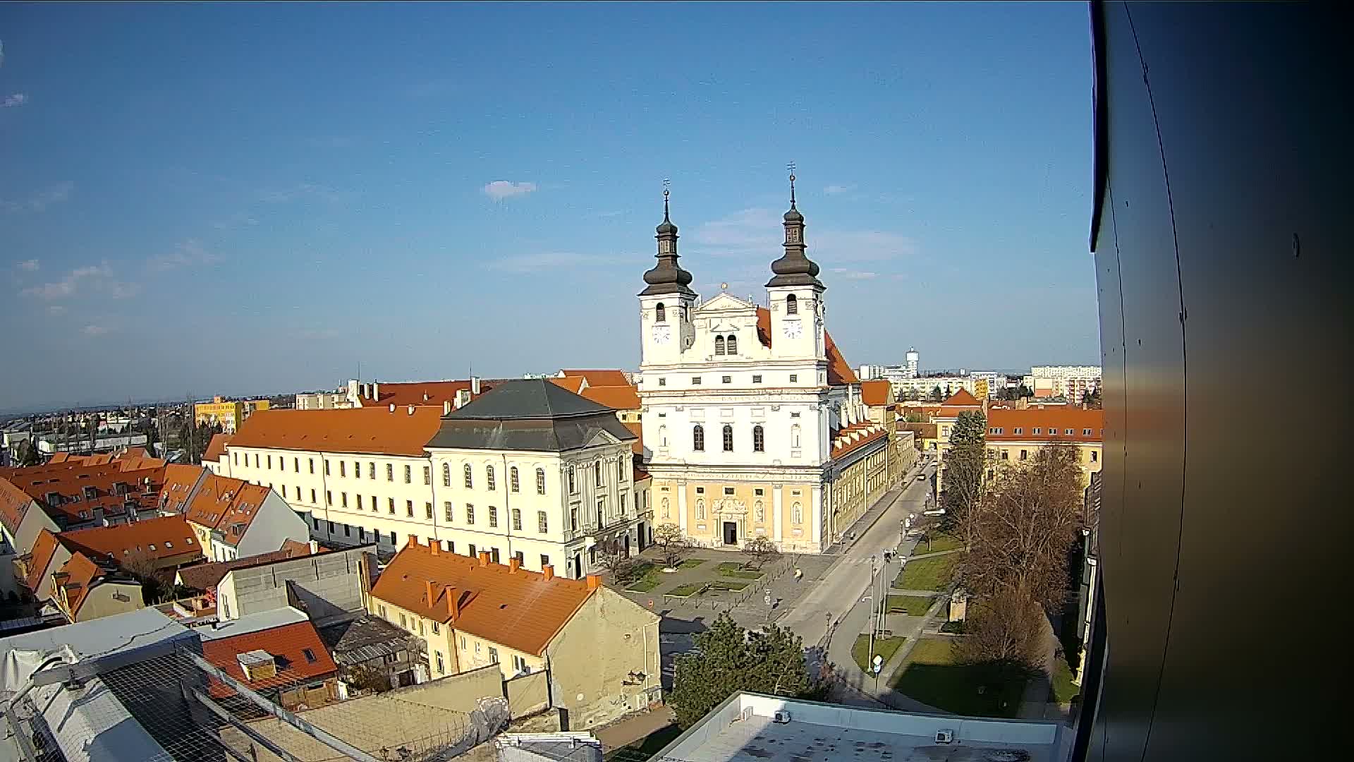 Trnava, Trojičné námestie (Trinity Square) Live Cam - Trnava, Okres Trnava, Slovakia