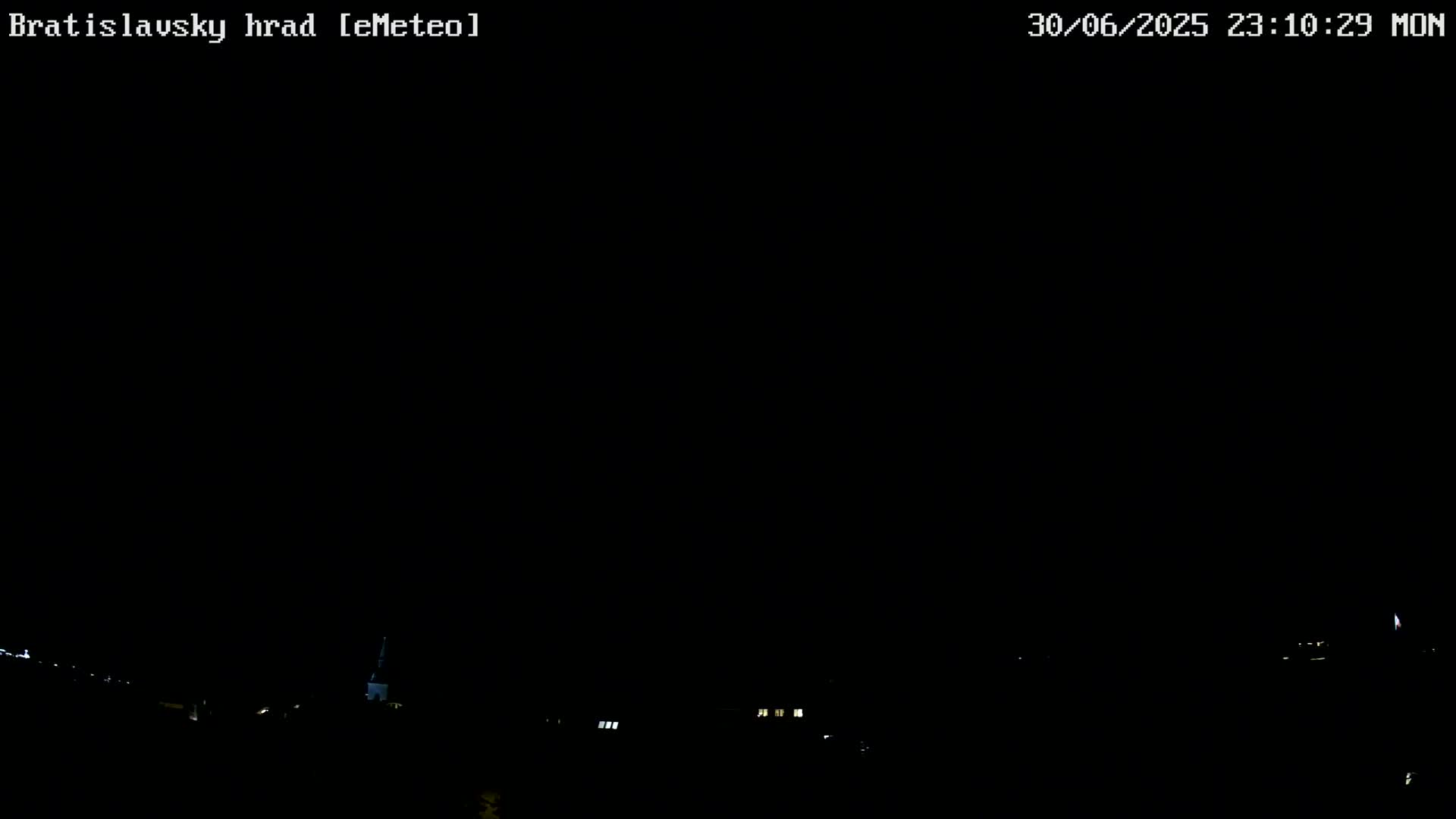 Bratislava, Bratislavský hrad (Bratislava Castle) South View Live Cam - Stare Mesto, Okres Bratislava I, Bratislava, Slovakia