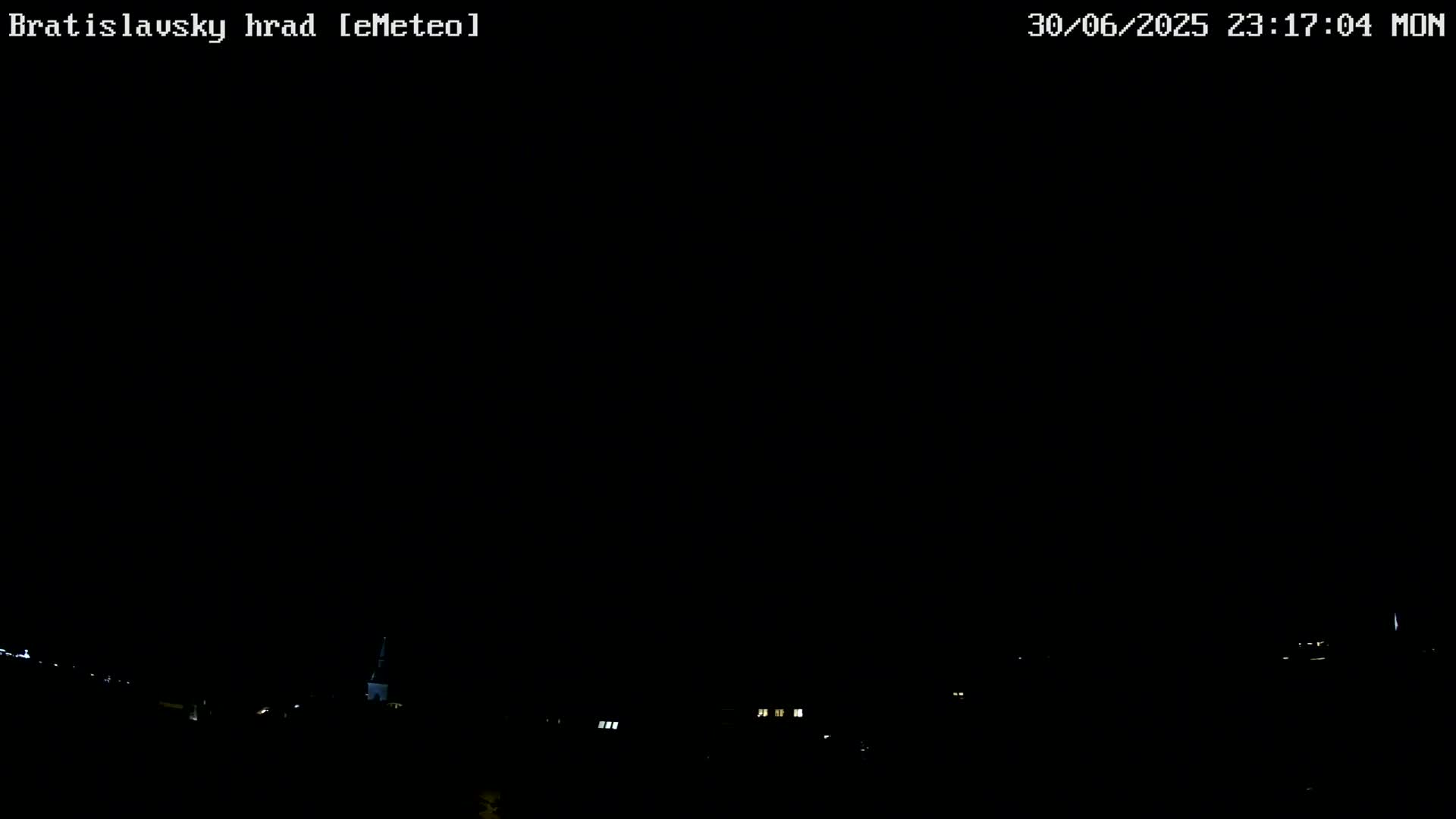 Bratislava, Bratislavský hrad (Bratislava Castle) South View Live Cam - Stare Mesto, Okres Bratislava I, Bratislava, Slovakia