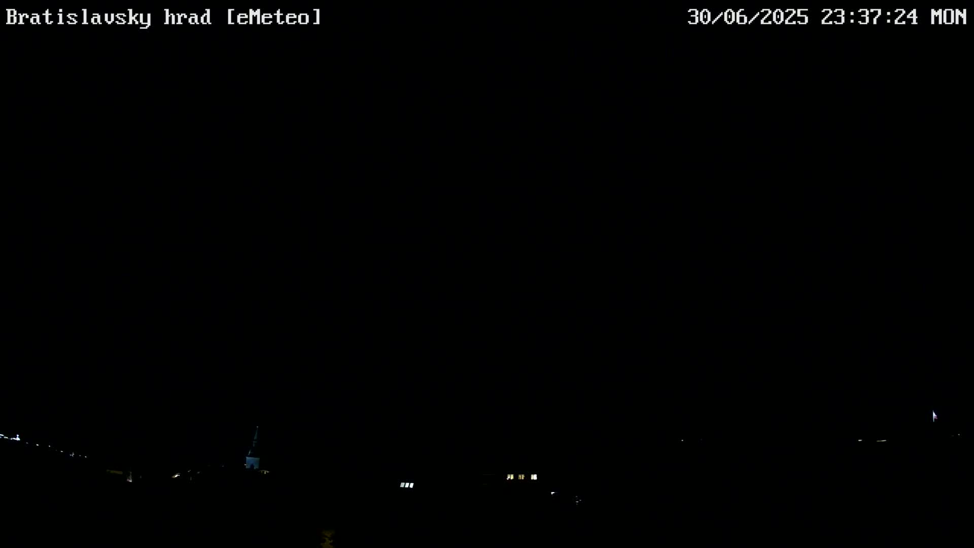 Bratislava, Bratislavský hrad (Bratislava Castle) South View Live Cam - Stare Mesto, Okres Bratislava I, Bratislava, Slovakia