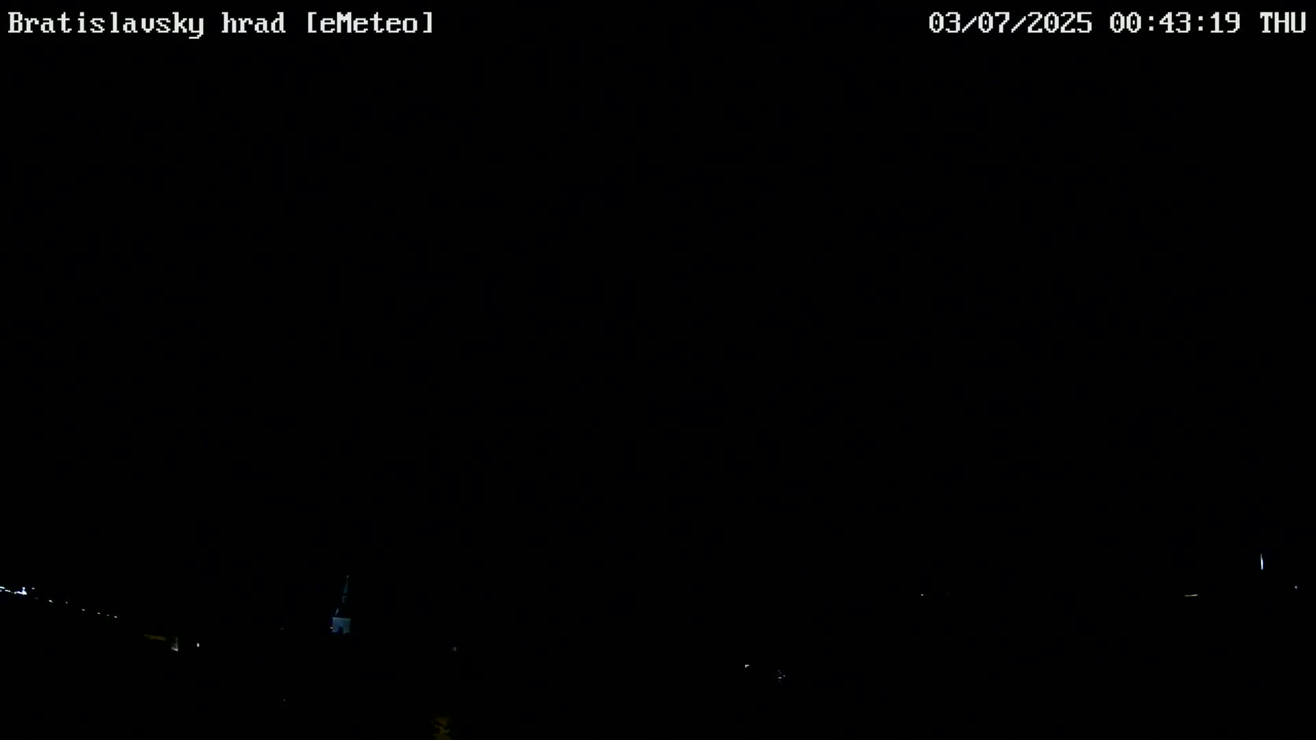 Bratislava, Bratislavský hrad (Bratislava Castle) South View Live Cam - Stare Mesto, Okres Bratislava I, Bratislava, Slovakia