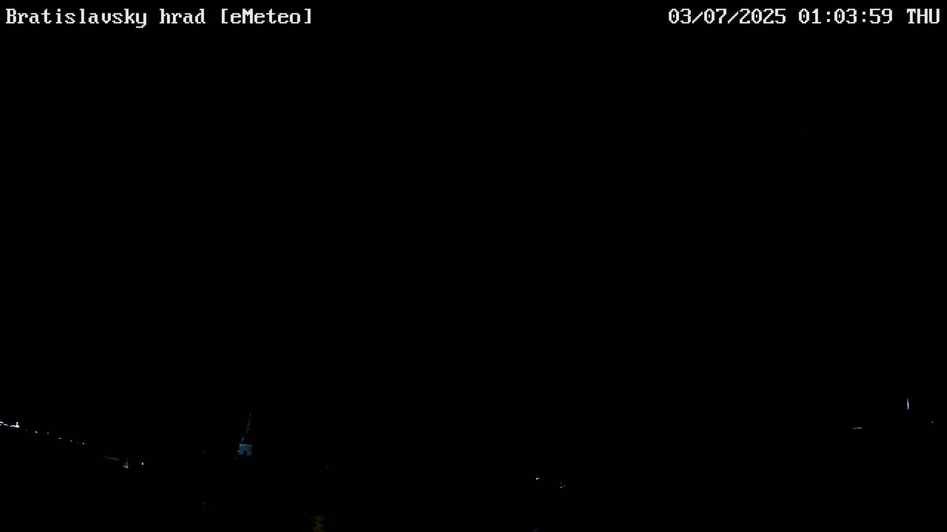 Bratislava, Bratislavský hrad (Bratislava Castle) South View Live Cam - Stare Mesto, Okres Bratislava I, Bratislava, Slovakia