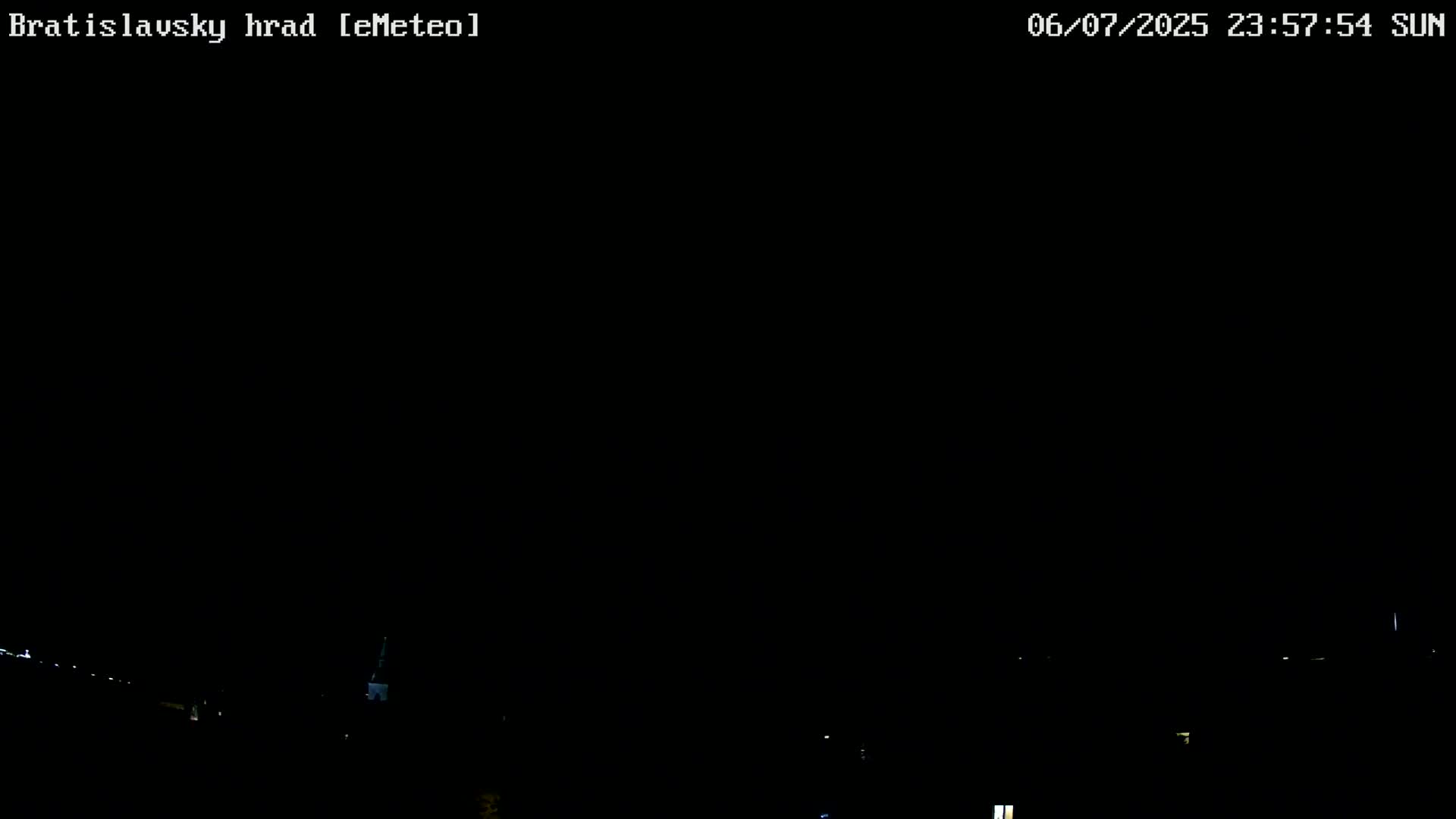 Bratislava, Bratislavský hrad (Bratislava Castle) South View Live Cam - Stare Mesto, Okres Bratislava I, Bratislava, Slovakia