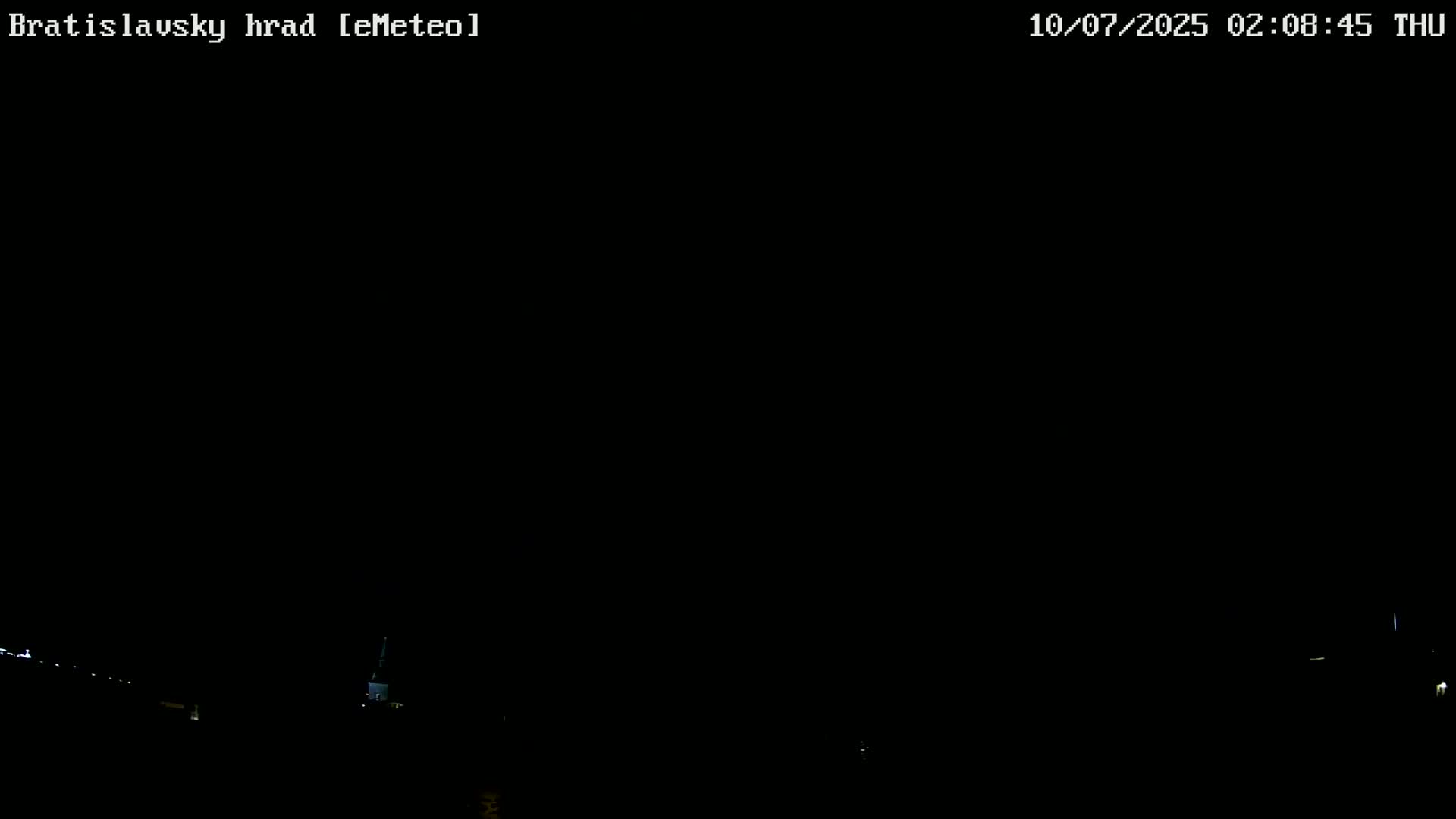 Bratislava, Bratislavský hrad (Bratislava Castle) South View Live Cam - Stare Mesto, Okres Bratislava I, Bratislava, Slovakia