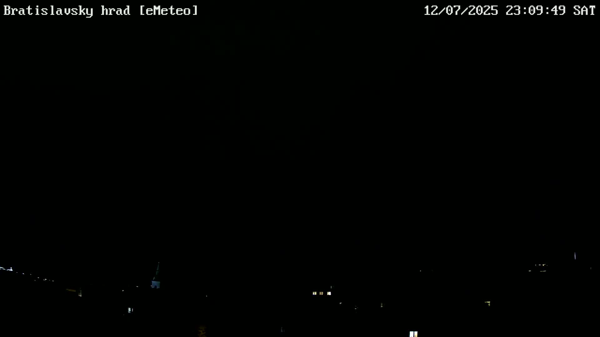 Bratislava, Bratislavský hrad (Bratislava Castle) South View Live Cam - Stare Mesto, Okres Bratislava I, Bratislava, Slovakia