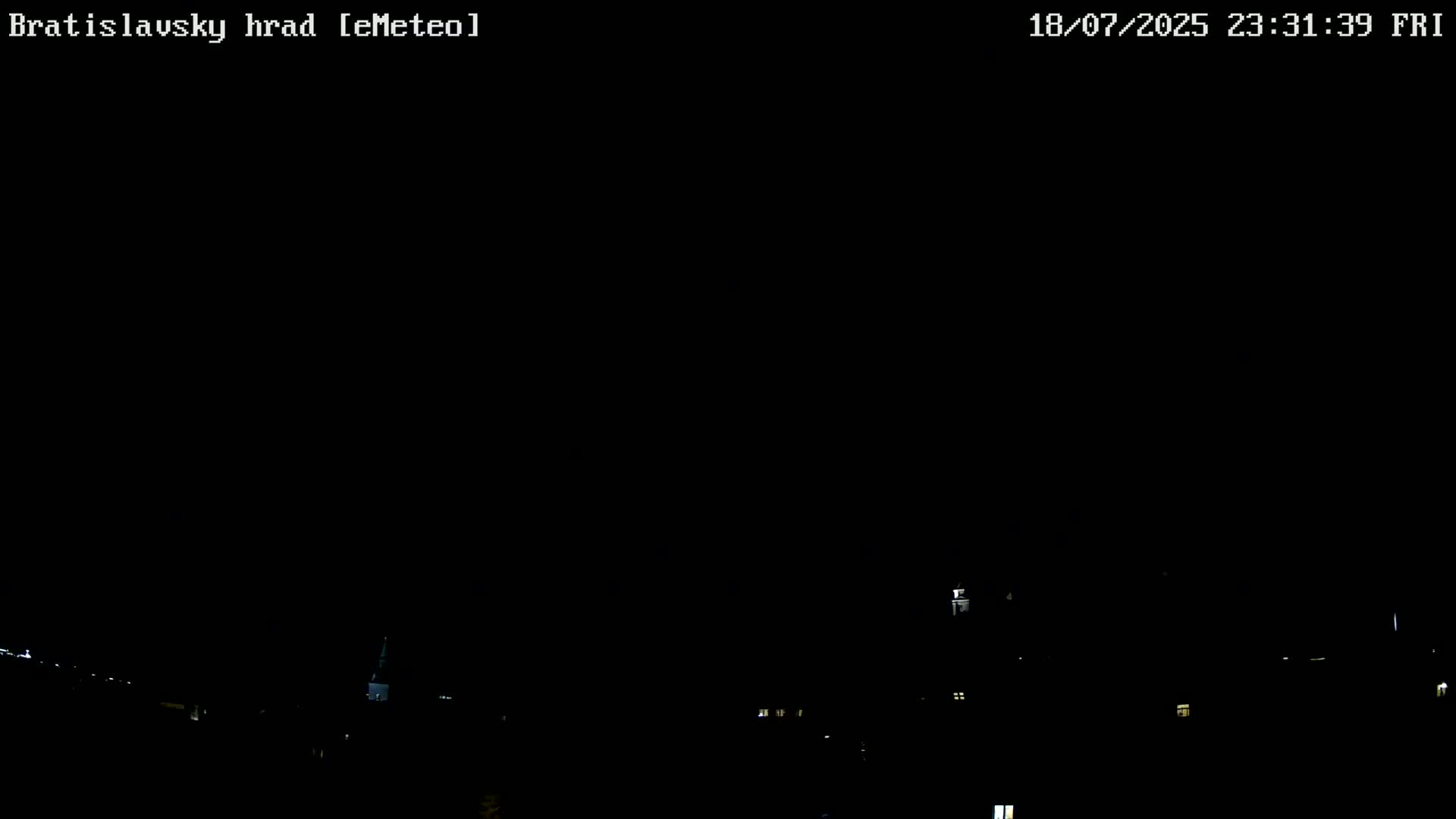 Bratislava, Bratislavský hrad (Bratislava Castle) South View Live Cam - Stare Mesto, Okres Bratislava I, Bratislava, Slovakia