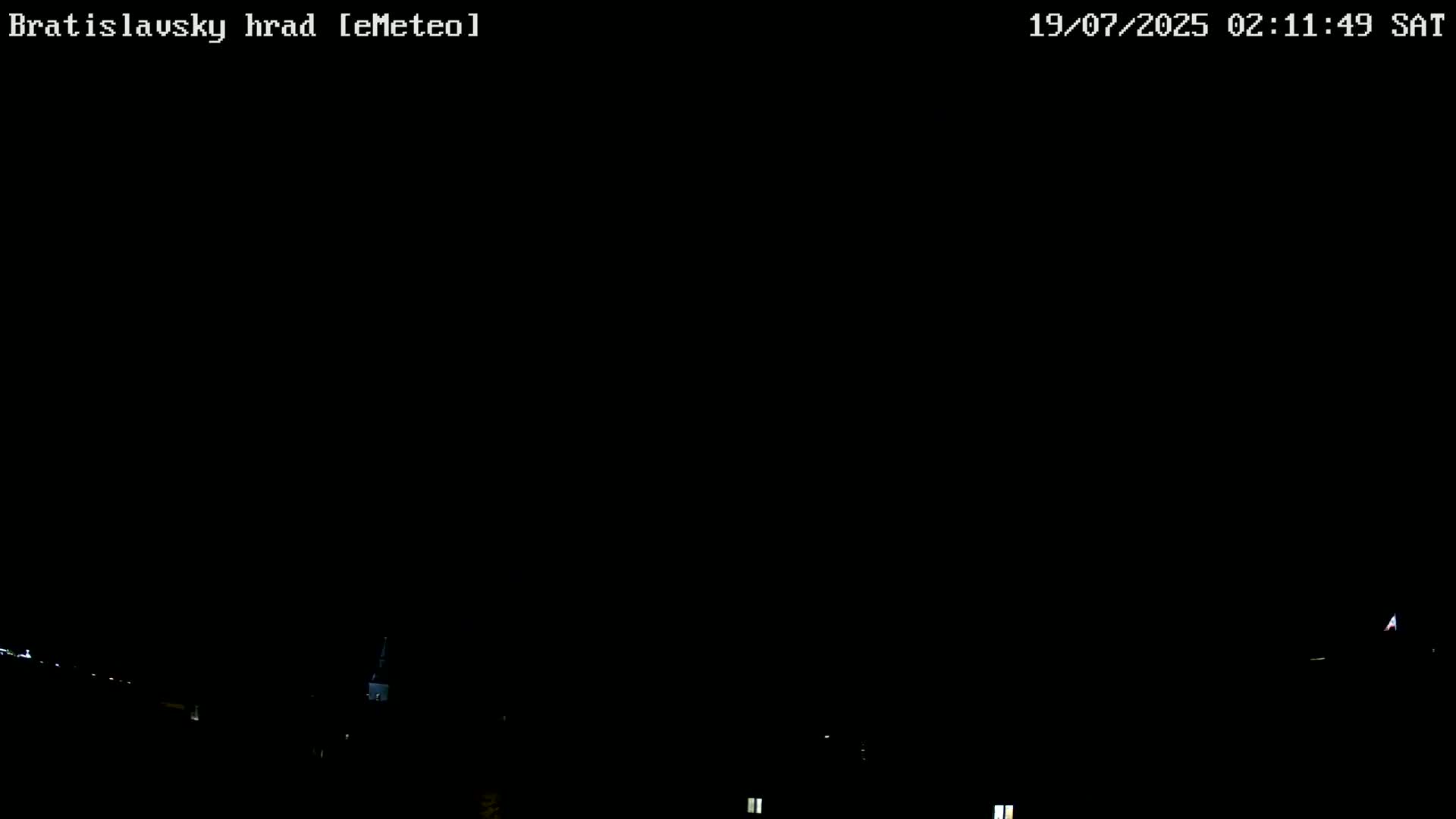 Bratislava, Bratislavský hrad (Bratislava Castle) South View Live Cam - Stare Mesto, Okres Bratislava I, Bratislava, Slovakia
