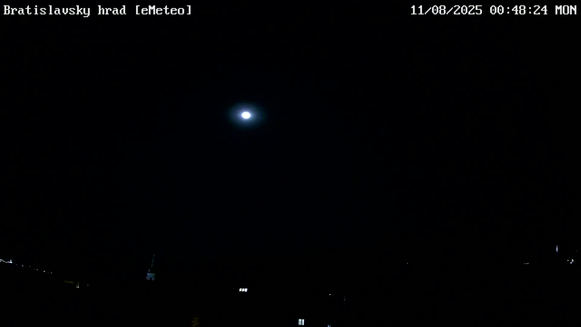 Bratislava, Bratislavský hrad (Bratislava Castle) South View Live Cam - Stare Mesto, Okres Bratislava I, Bratislava, Slovakia