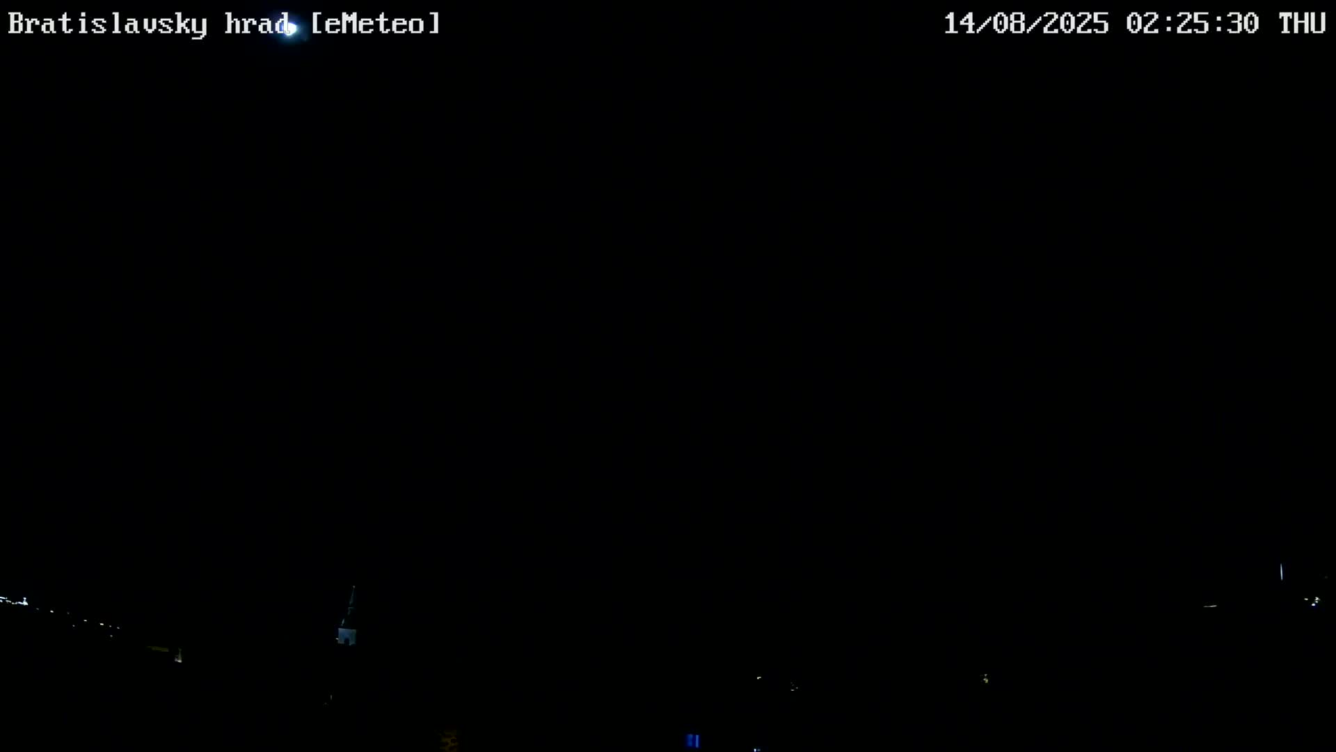 Bratislava, Bratislavský hrad (Bratislava Castle) South View Live Cam - Stare Mesto, Okres Bratislava I, Bratislava, Slovakia