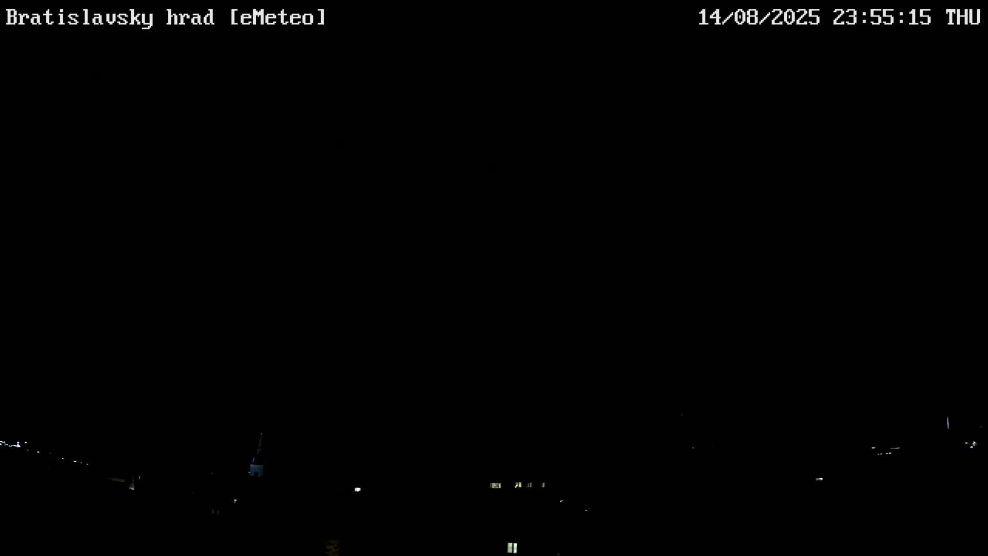 Bratislava, Bratislavský hrad (Bratislava Castle) South View Live Cam - Stare Mesto, Okres Bratislava I, Bratislava, Slovakia
