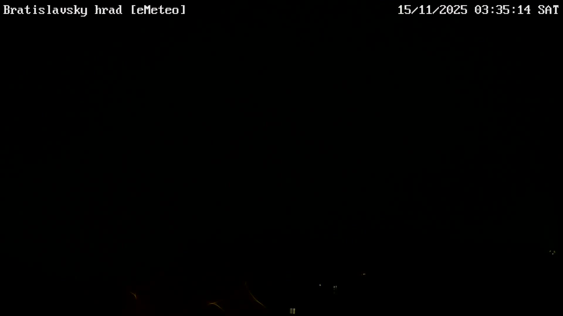 Bratislava, Bratislavský hrad (Bratislava Castle) South View Live Cam - Stare Mesto, Okres Bratislava I, Bratislava, Slovakia