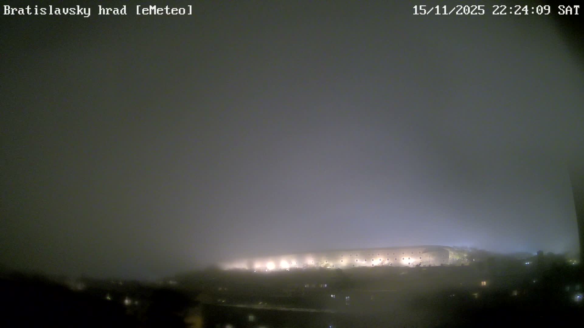 Bratislava, Bratislavský hrad (Bratislava Castle) South View Live Cam - Stare Mesto, Okres Bratislava I, Bratislava, Slovakia