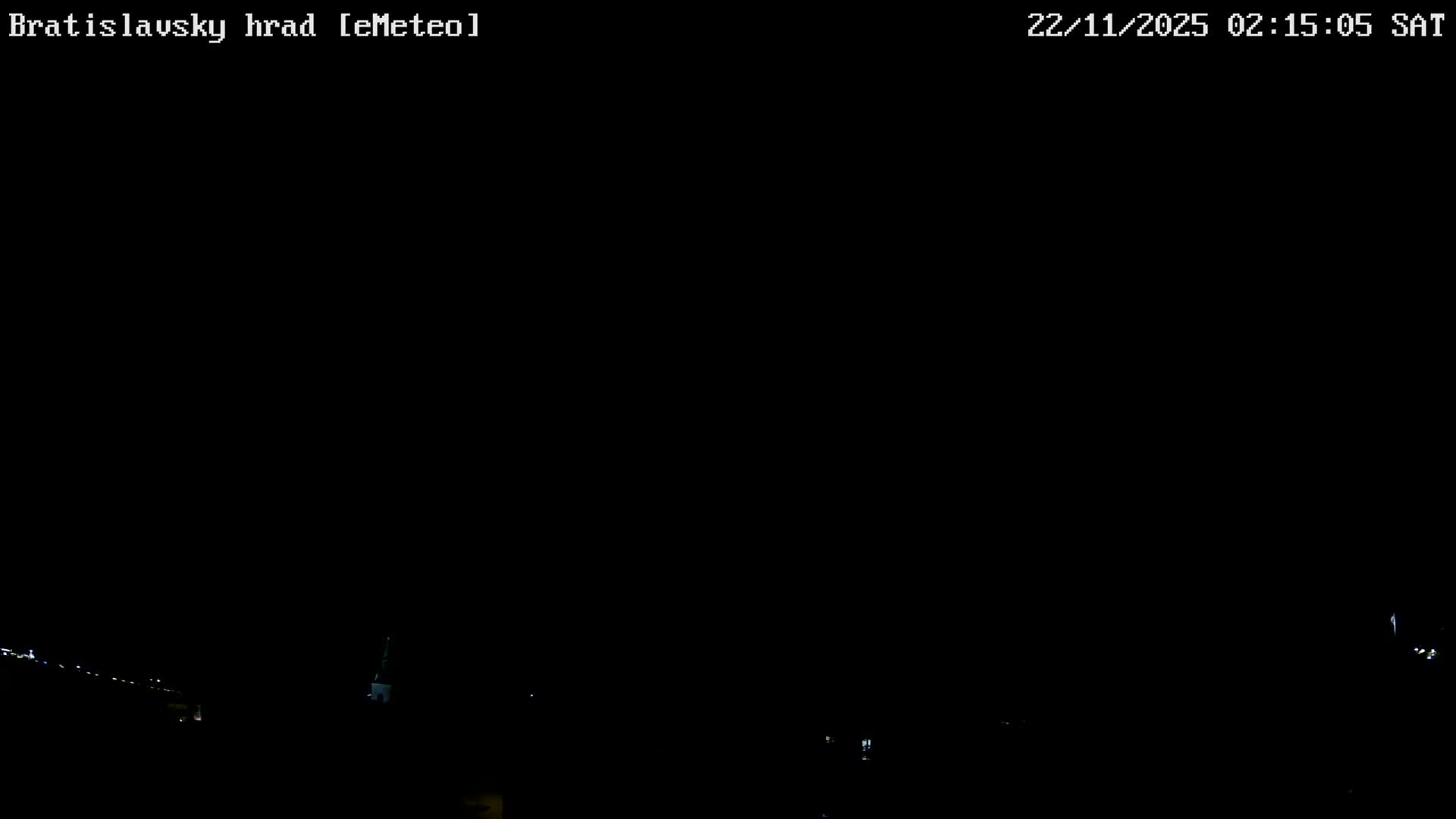 Bratislava, Bratislavský hrad (Bratislava Castle) South View Live Cam - Stare Mesto, Okres Bratislava I, Bratislava, Slovakia