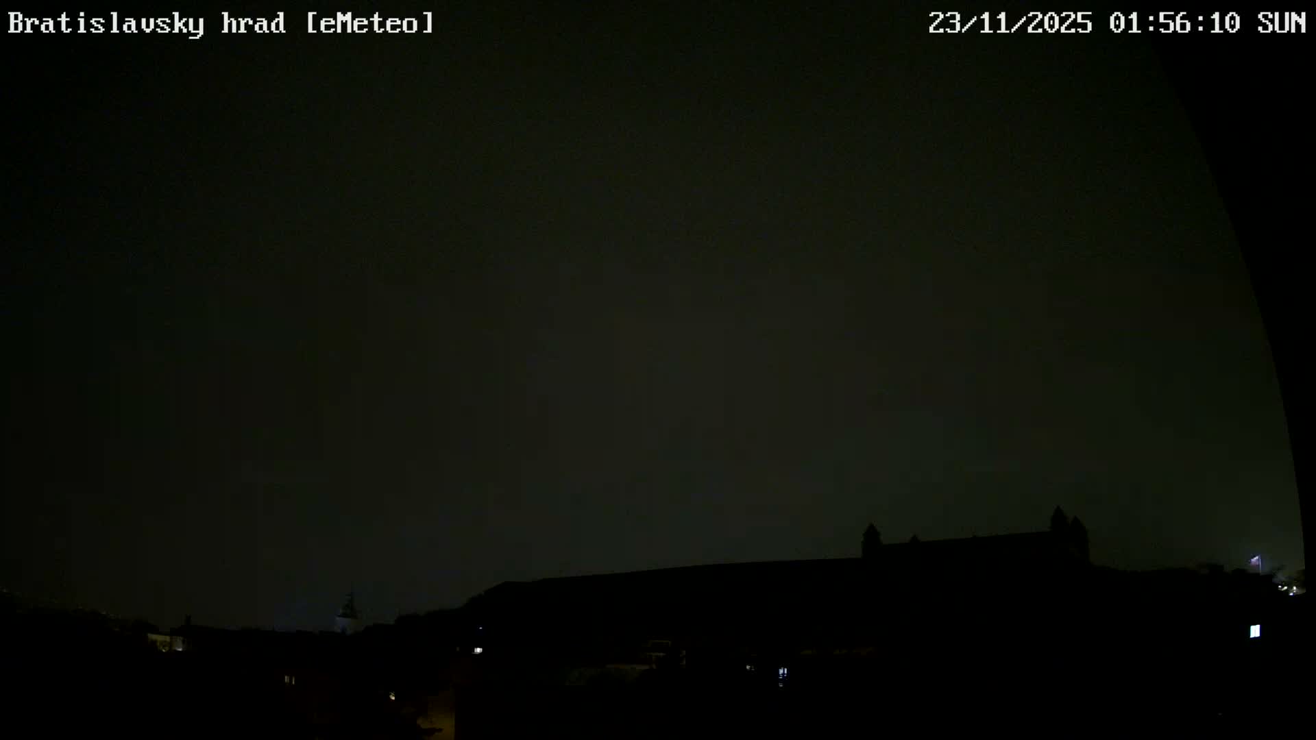 Bratislava, Bratislavský hrad (Bratislava Castle) South View Live Cam - Stare Mesto, Okres Bratislava I, Bratislava, Slovakia