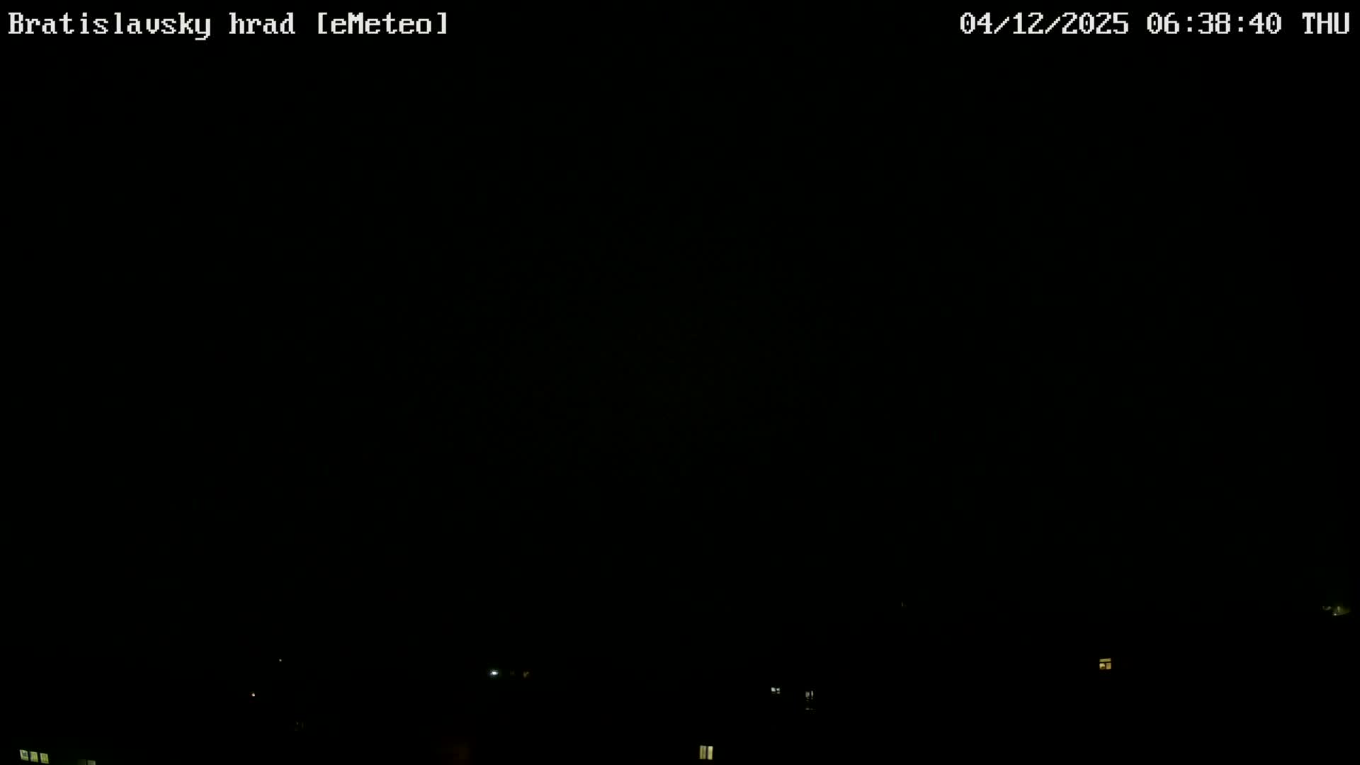 Bratislava, Bratislavský hrad (Bratislava Castle) South View Live Cam - Stare Mesto, Okres Bratislava I, Bratislava, Slovakia
