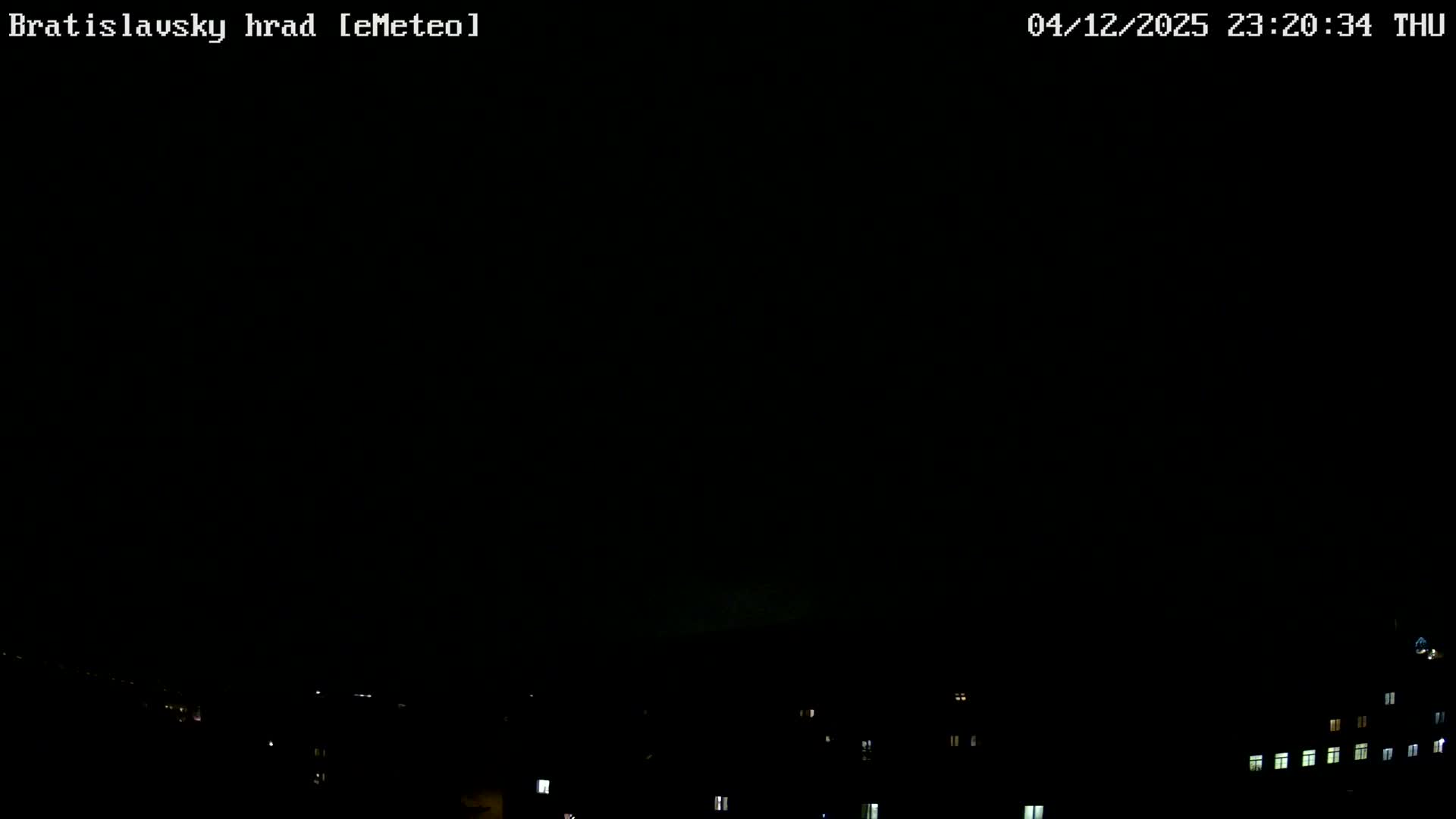 Bratislava, Bratislavský hrad (Bratislava Castle) South View Live Cam - Stare Mesto, Okres Bratislava I, Bratislava, Slovakia