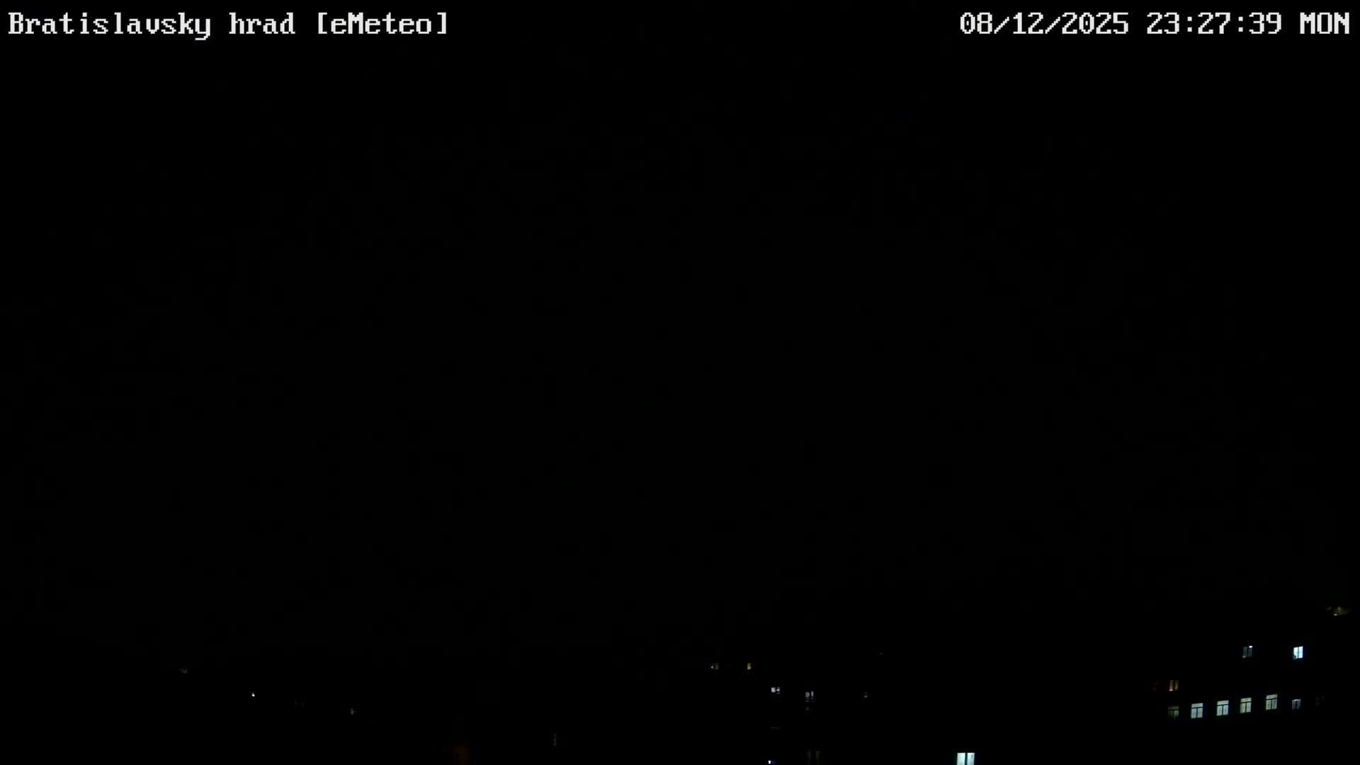 Bratislava, Bratislavský hrad (Bratislava Castle) South View Live Cam - Stare Mesto, Okres Bratislava I, Bratislava, Slovakia