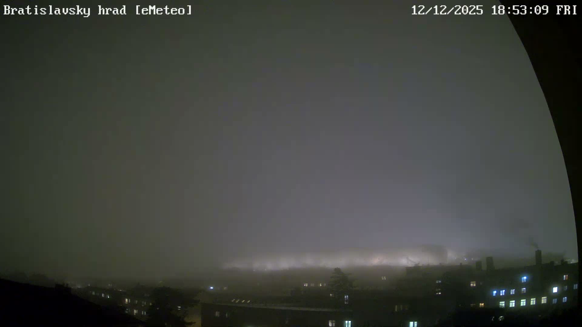 Bratislava, Bratislavský hrad (Bratislava Castle) South View Live Cam - Stare Mesto, Okres Bratislava I, Bratislava, Slovakia