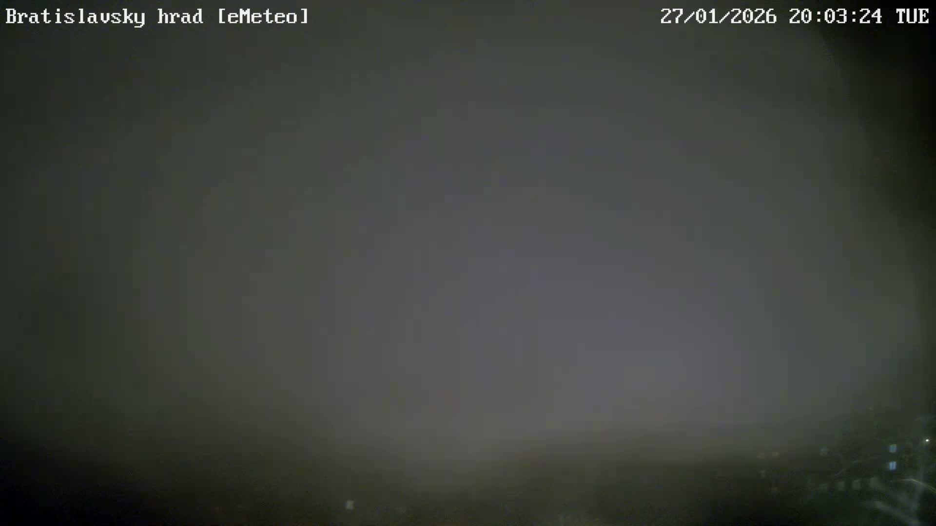 Bratislava, Bratislavský hrad (Bratislava Castle) South View Live Cam - Stare Mesto, Okres Bratislava I, Bratislava, Slovakia