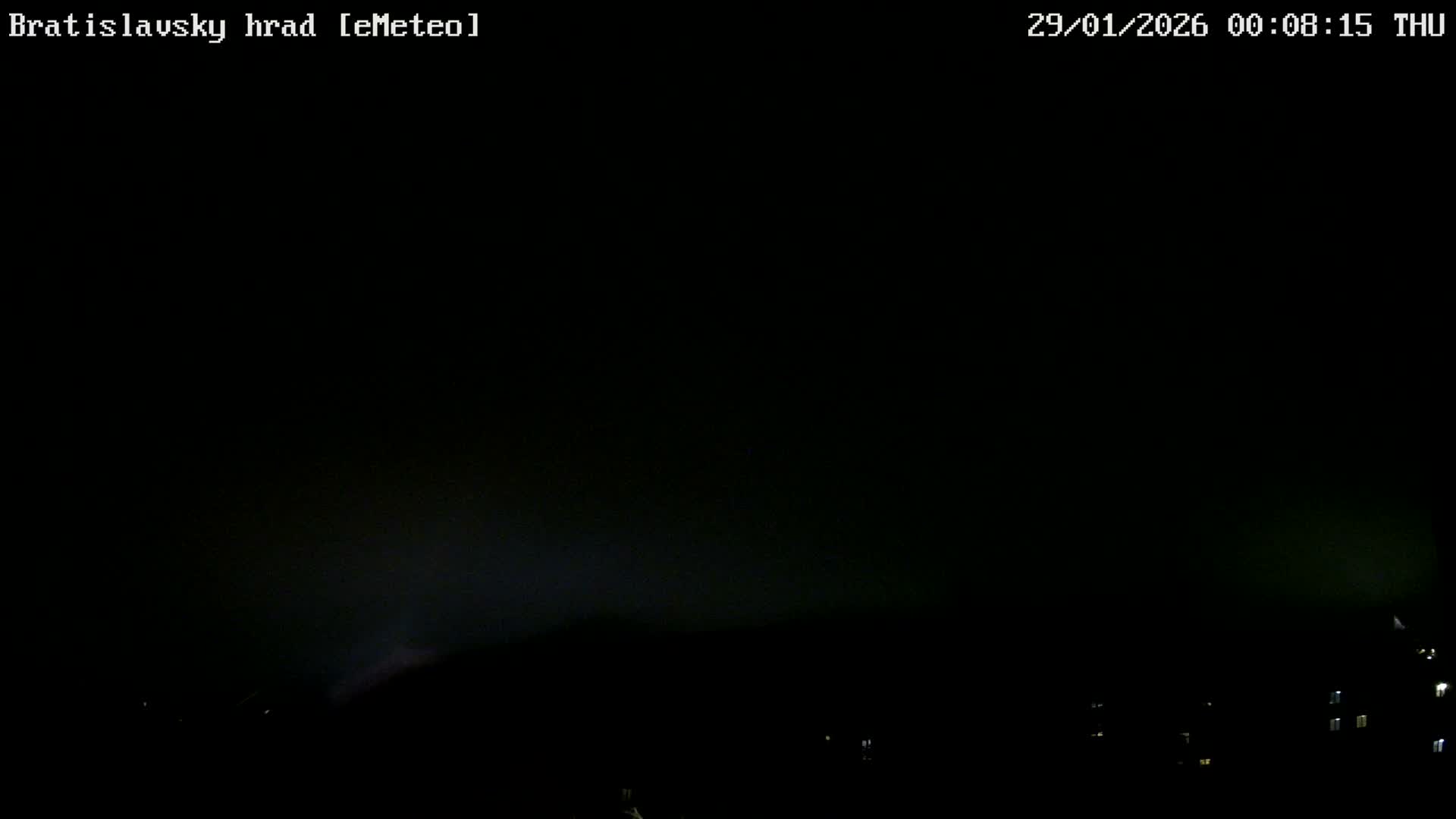 Bratislava, Bratislavský hrad (Bratislava Castle) South View Live Cam - Stare Mesto, Okres Bratislava I, Bratislava, Slovakia