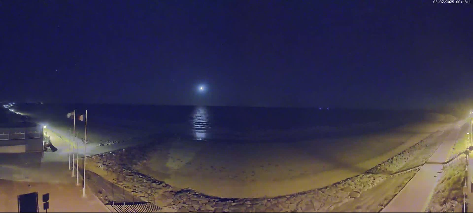 Pirou Plage Static Live Cam - Coutances, Manche, Normandie, France