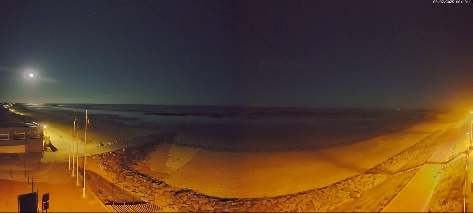 Pirou Plage Static Live Cam - Coutances, Manche, Normandie, France