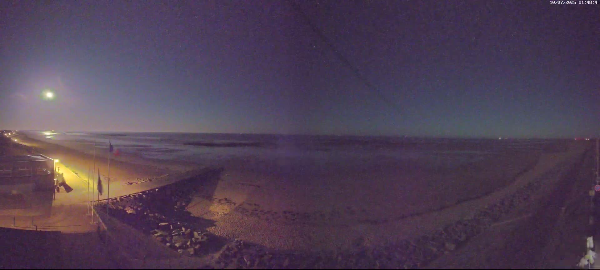 Pirou Plage Static Live Cam - Coutances, Manche, Normandie, France